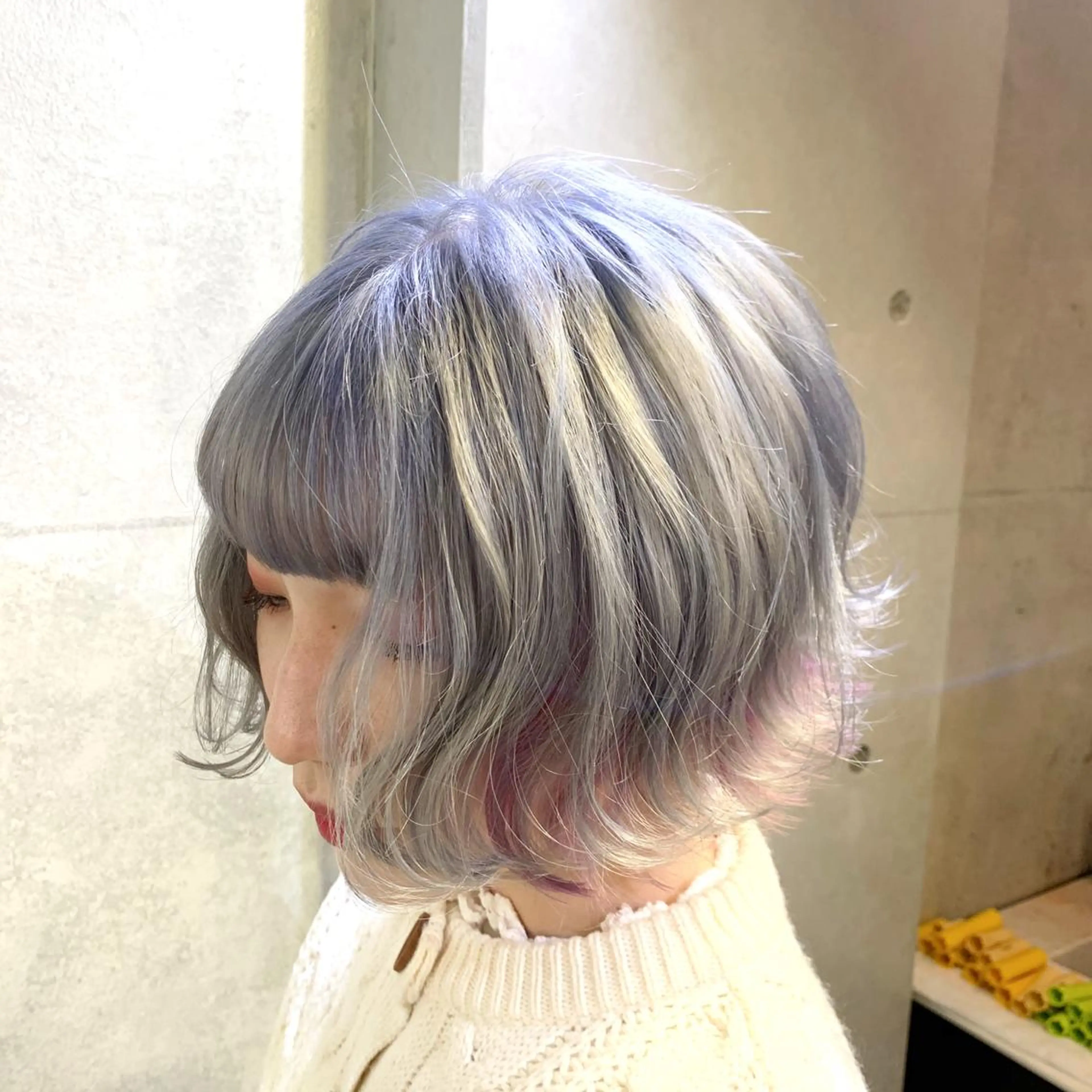 ショート ヘアカラー 及川シゲル 髪質改善講師のヘアスタイル