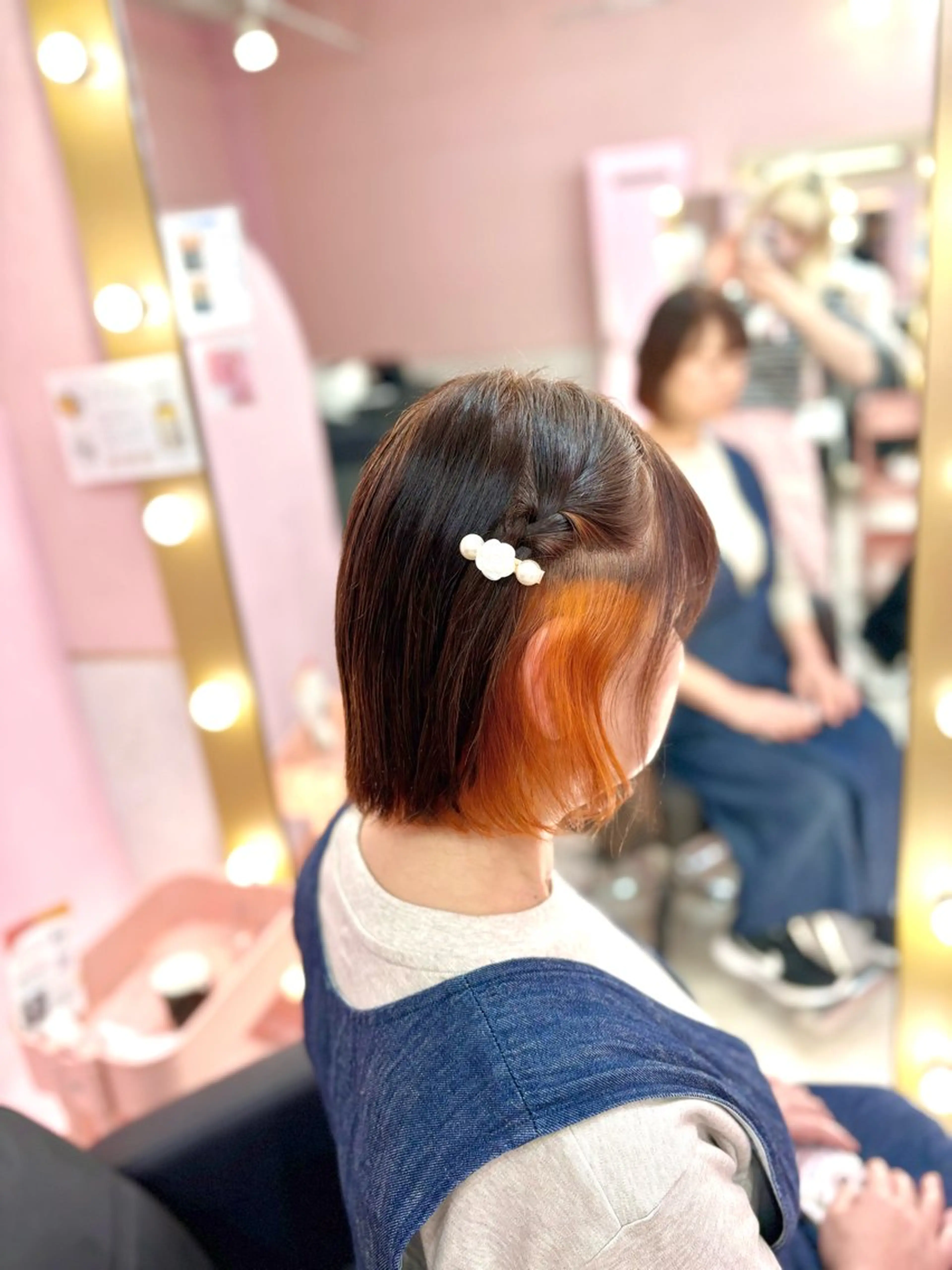ミディアム カラー ヘアカラー トリートメント 甘ふわgirly🎀 ハイトーン🤍Ramのヘアスタイル