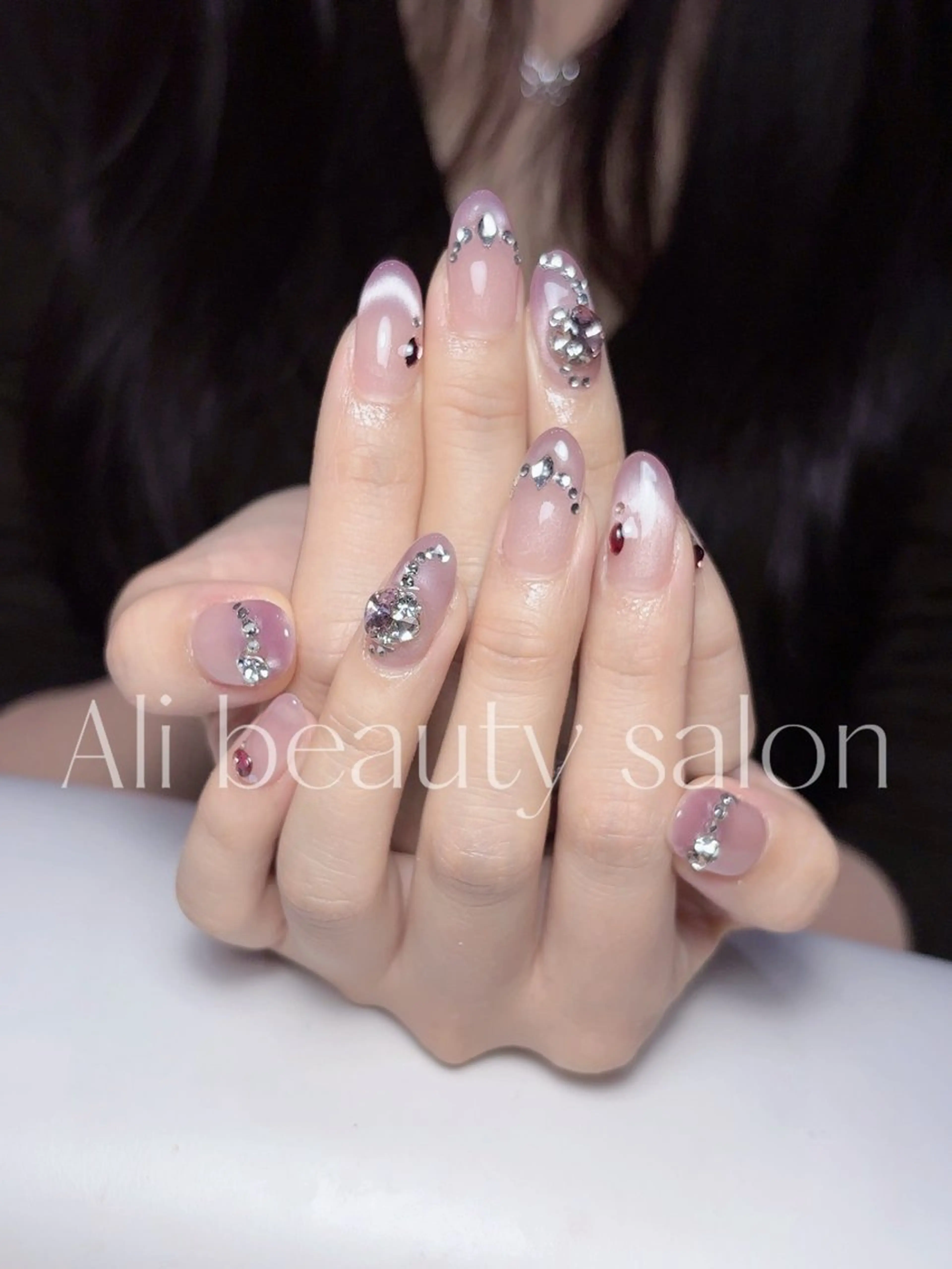 ネイル マグネットネイル 持ち込み ハンドネイル Ali 新小岩 ネイル専門のネイルデザイン