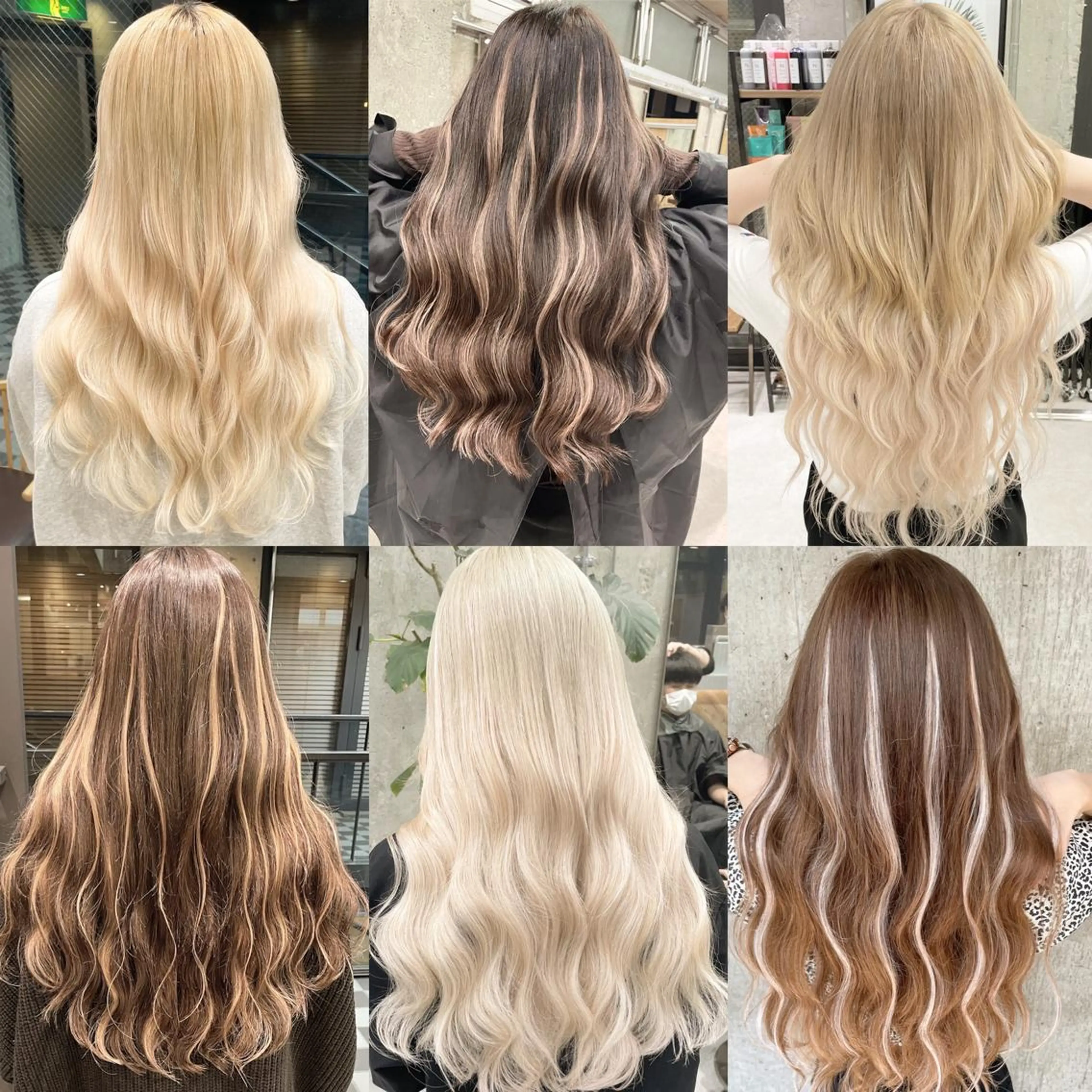 ロング カラー ヘアアレンジ エクステ TATSUYA アートディレクターのヘアスタイル