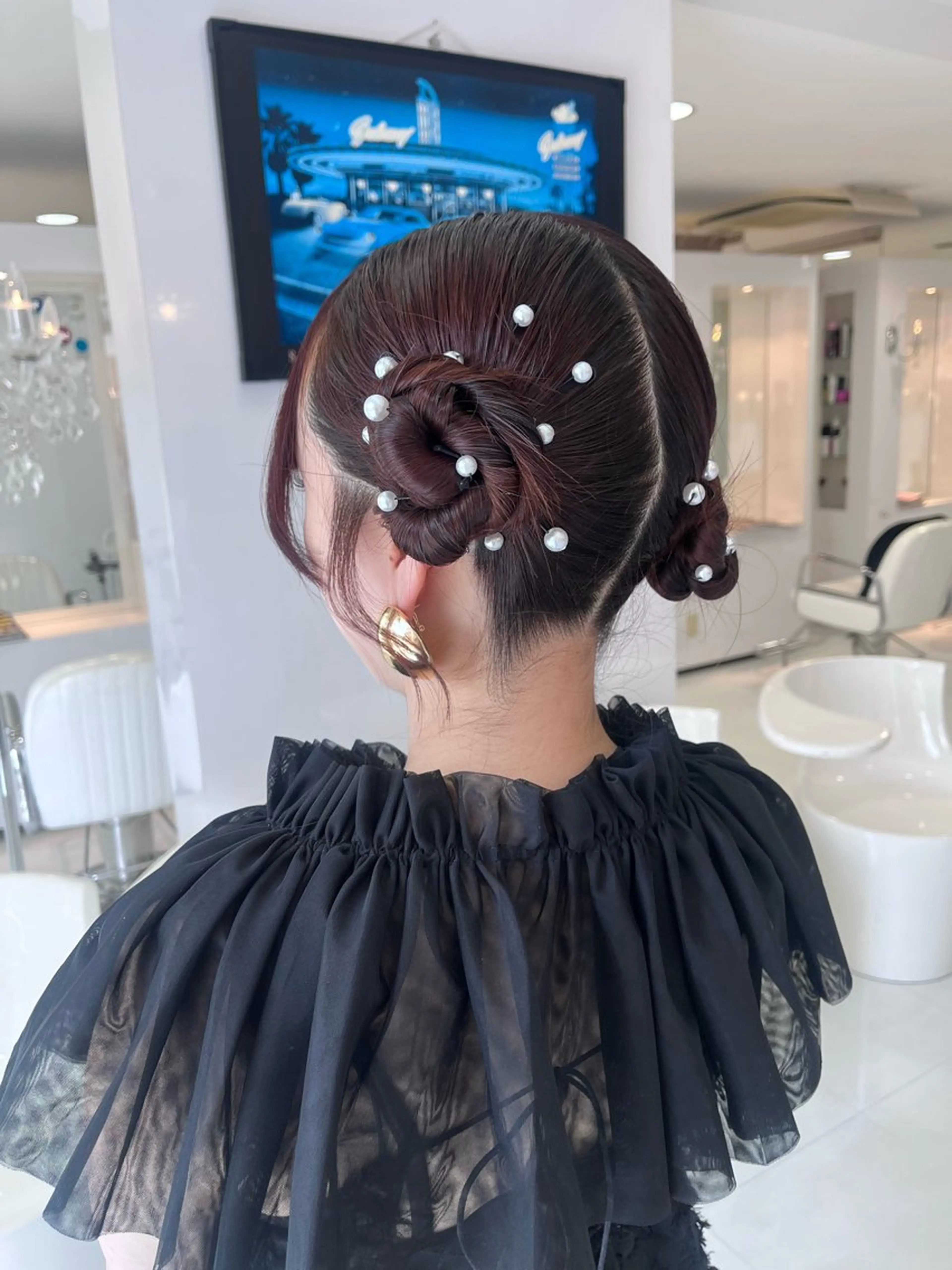 セミロング カラー ヘアセット TaNa. 笑南(えみな)のヘアスタイル