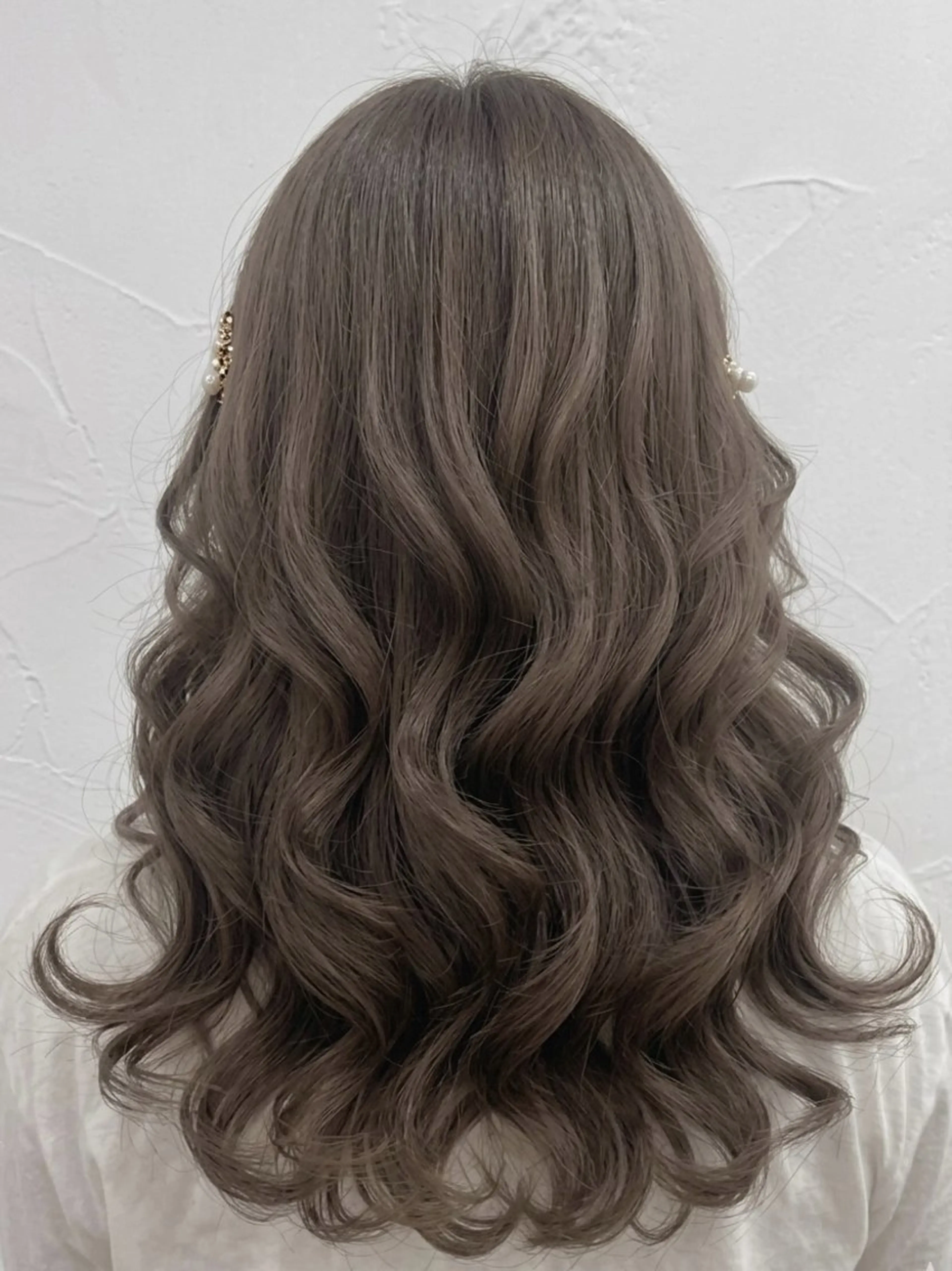 セミロング カラー ヘアカラー トリートメント YUZUKI/艶カラ ー/丸みショートのヘアスタイル