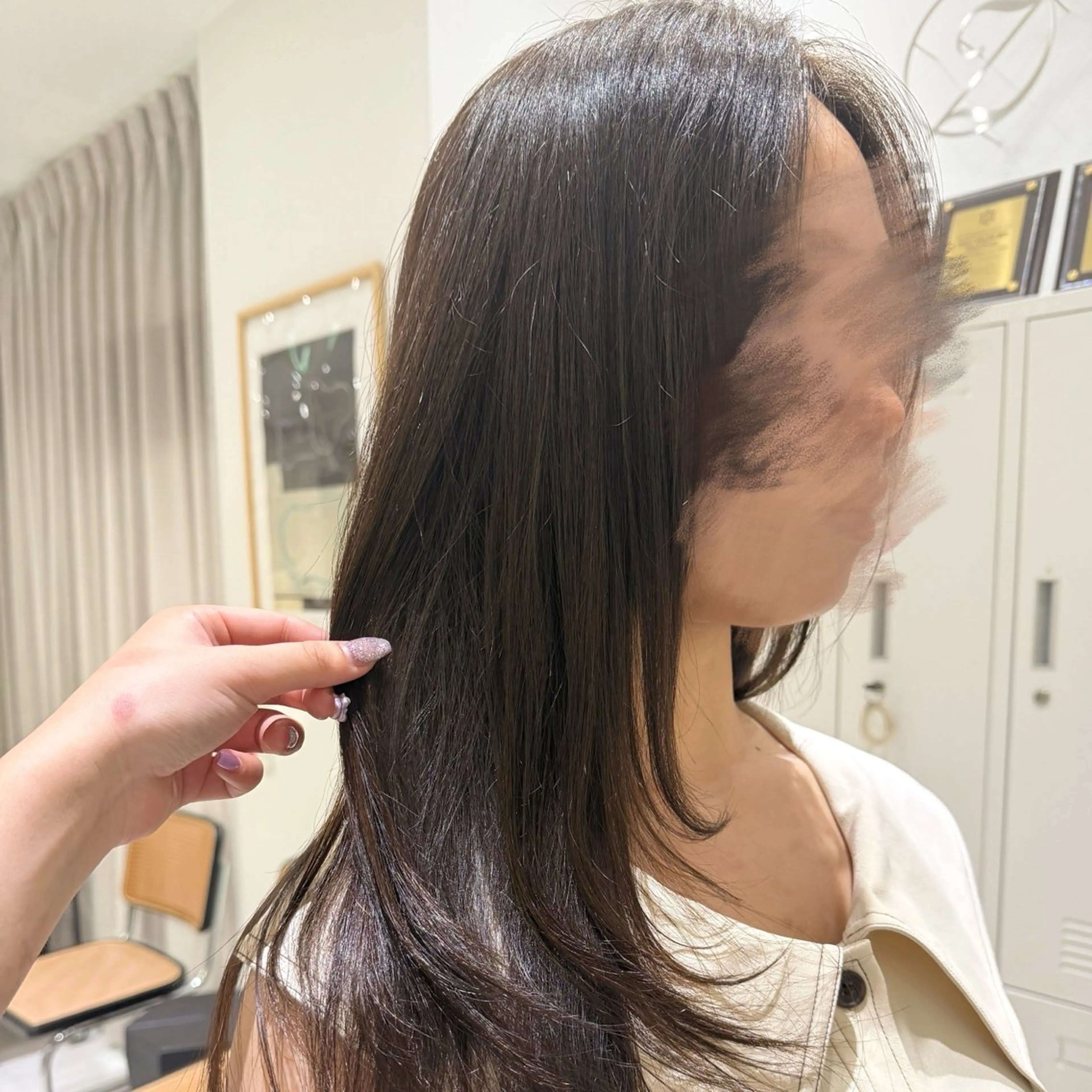 ロング カラー Zina天神🌻田中 愛香のヘアスタイル