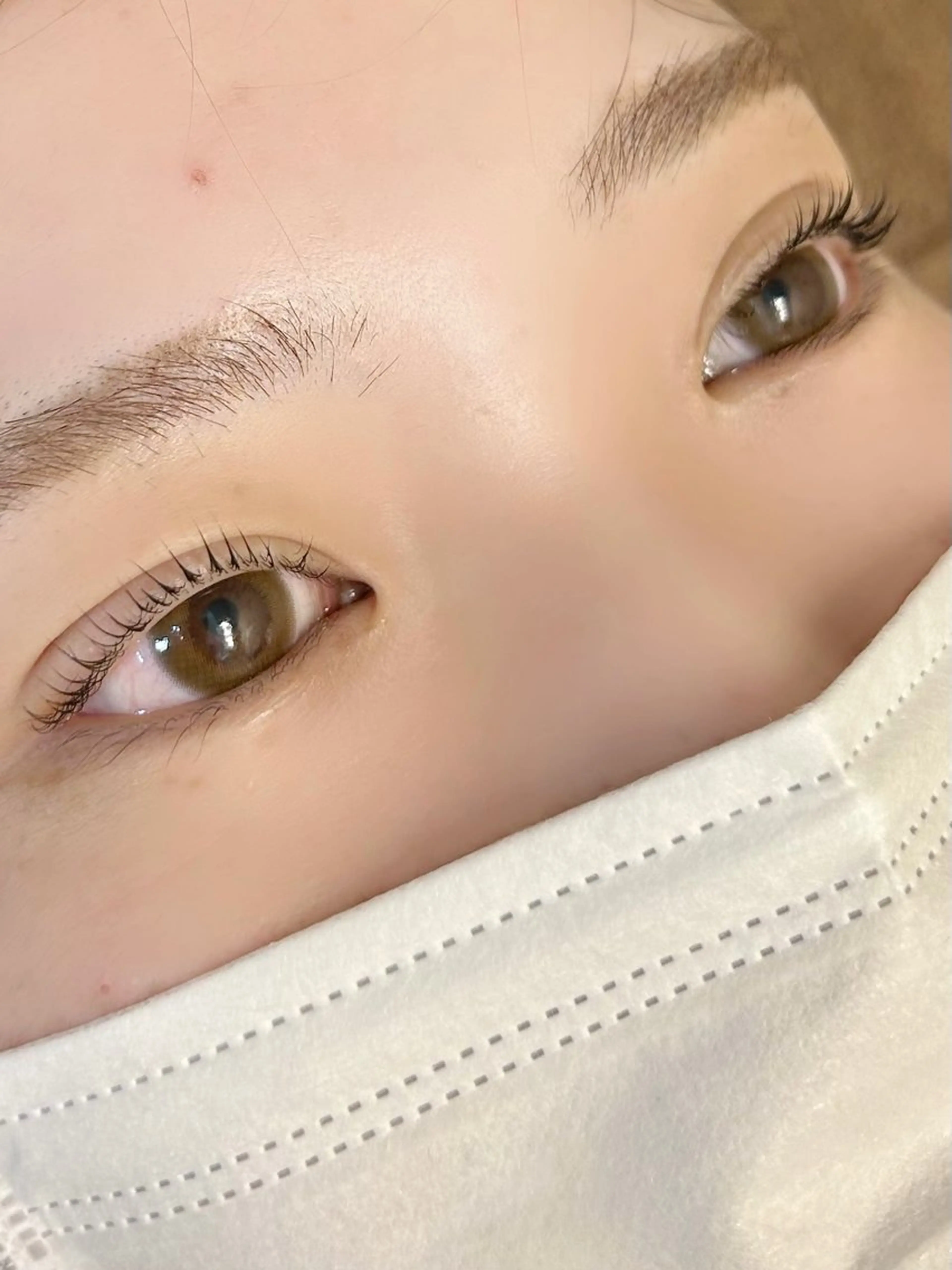 パリジェンヌ　　練習モデル　　エクステオフなしの写真