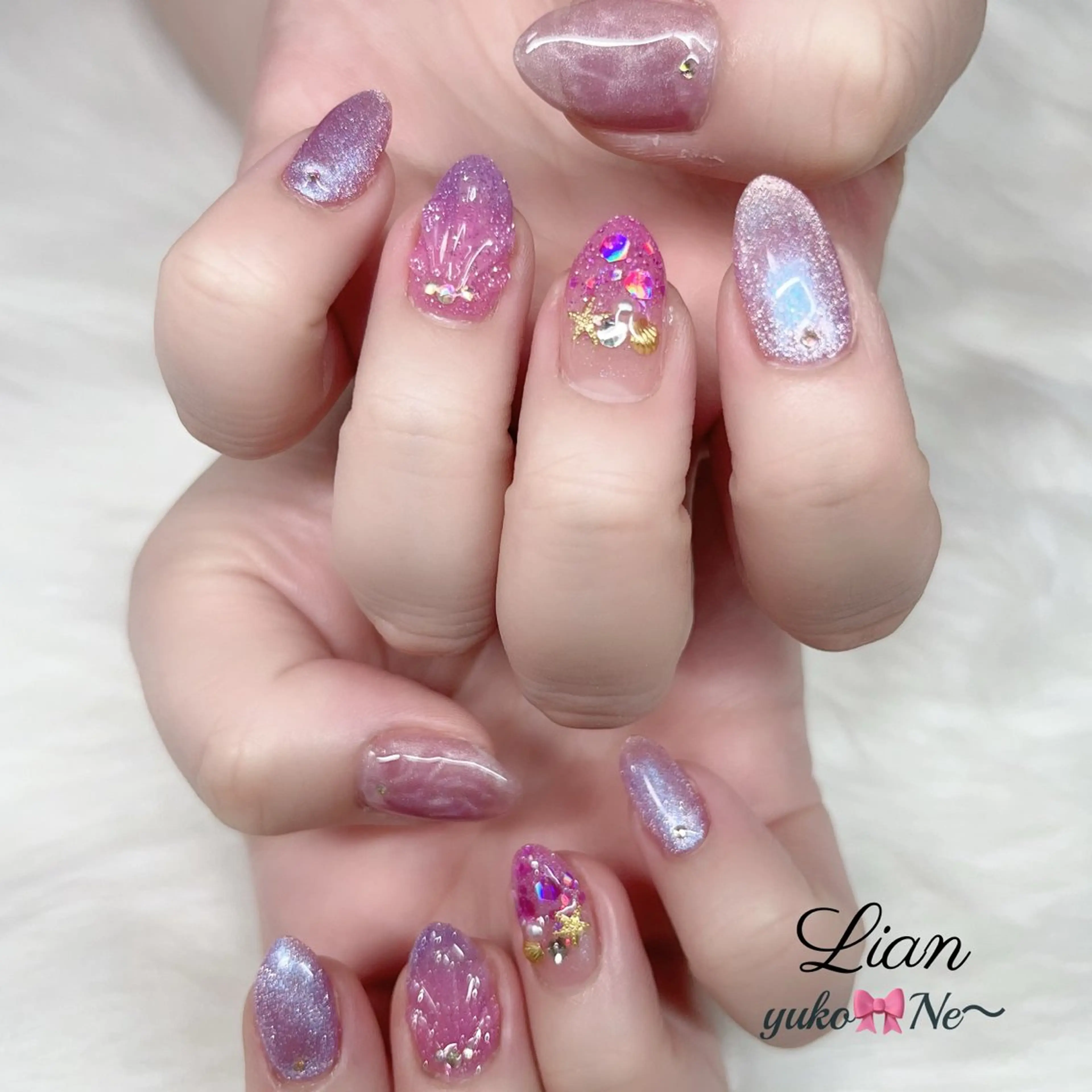 ネイル ネイルサロン　Lian所属・Lian Yulilianのネイルデザイン