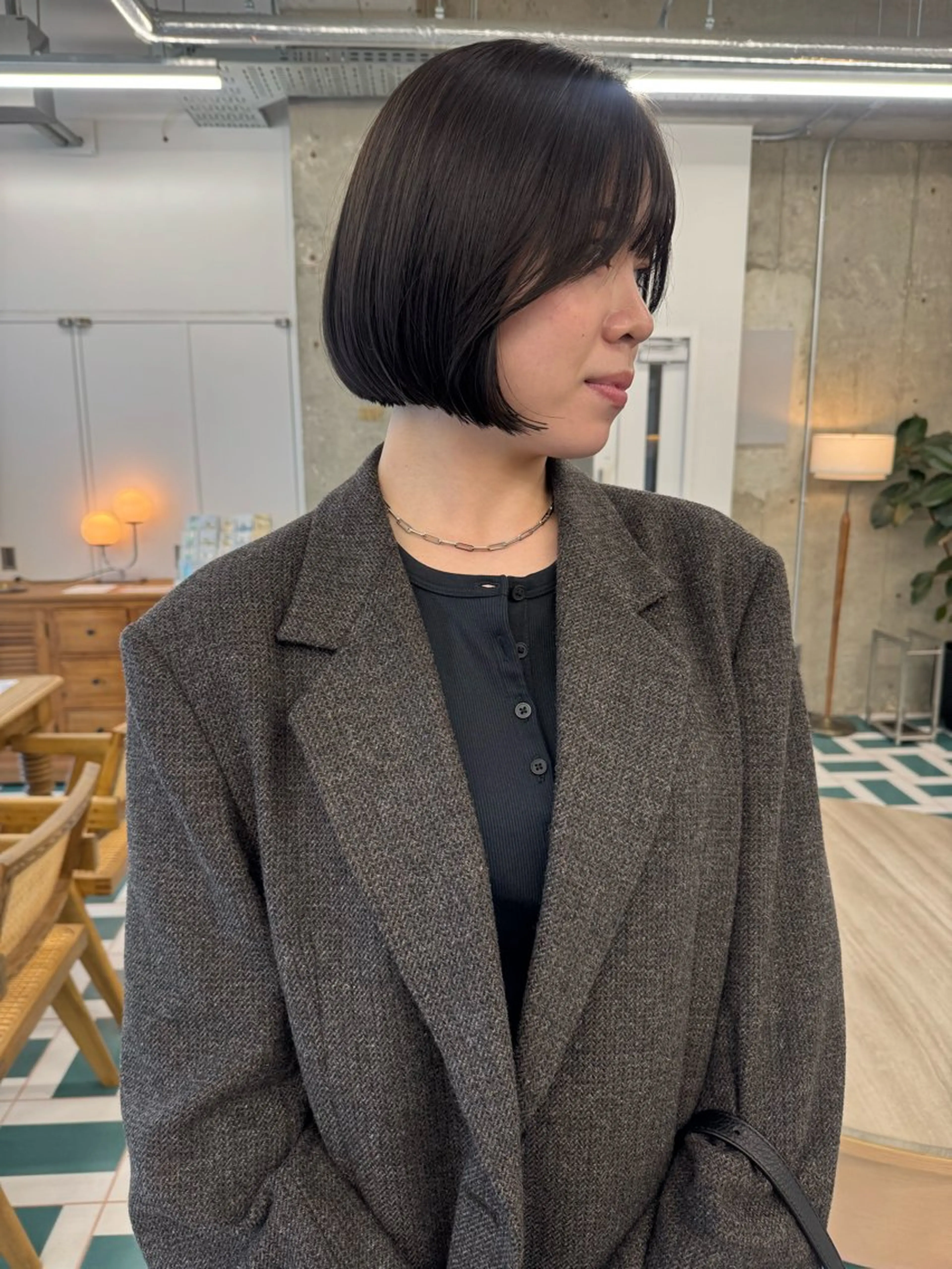 ショート カラー カット ヘアカラー トリートメント MIKU★デザイン/ 透明感カラー/ボブのヘアスタイル