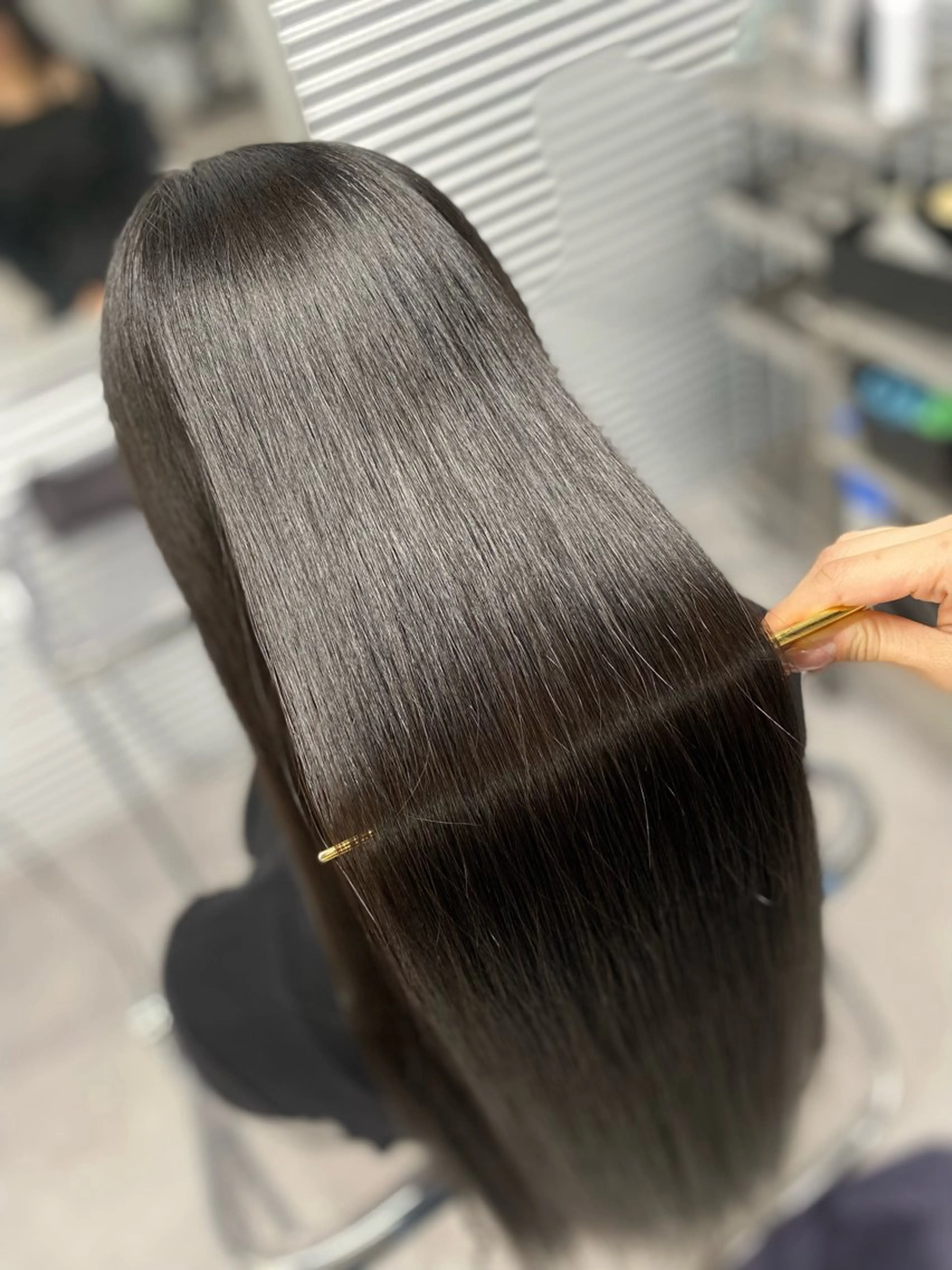 ロング カット 縮毛矯正 トリートメント 艶髪/縮毛矯正 🫧辻野海羽のヘアスタイル