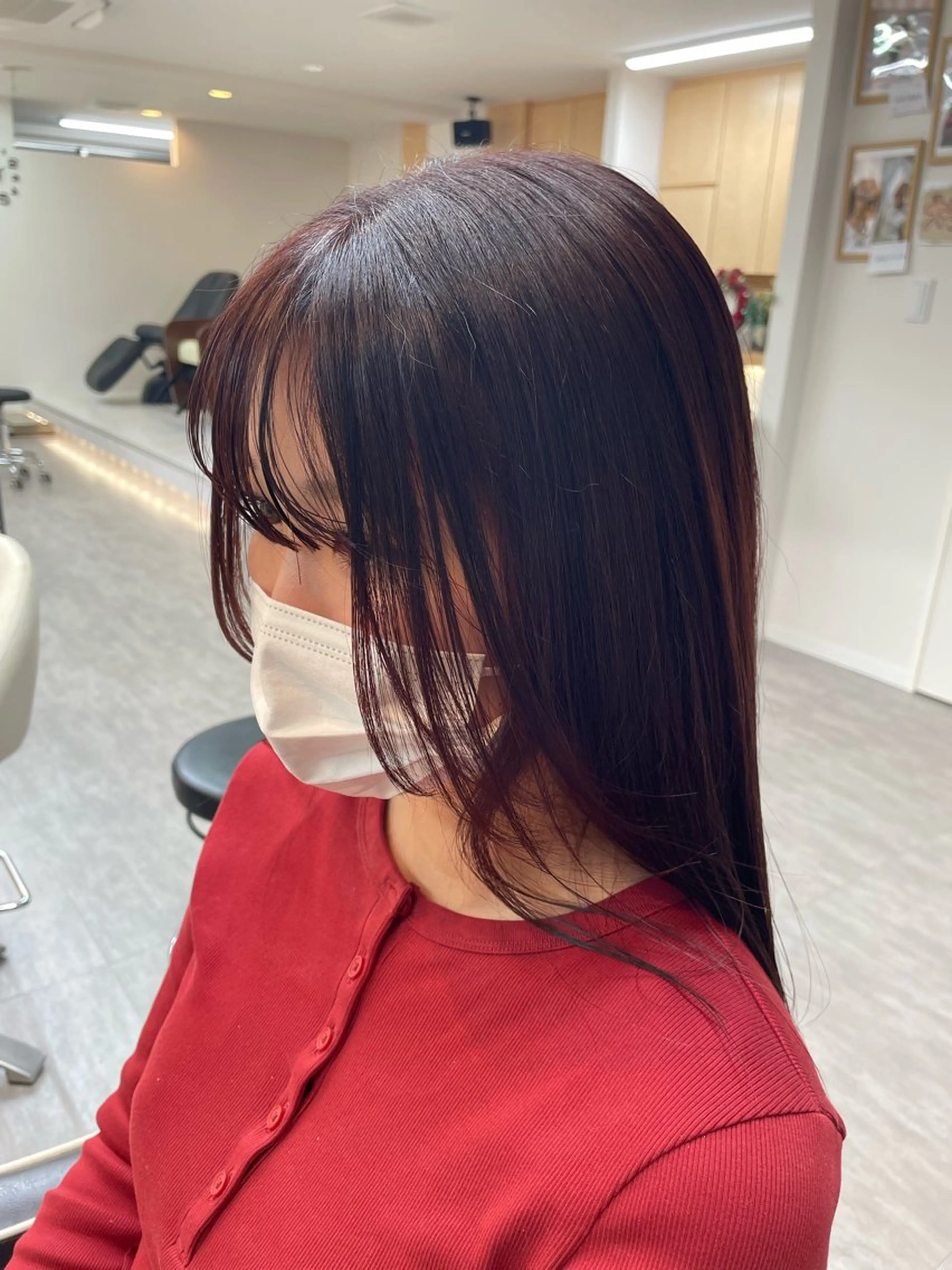 ロング 柏田 かりんのヘアスタイル