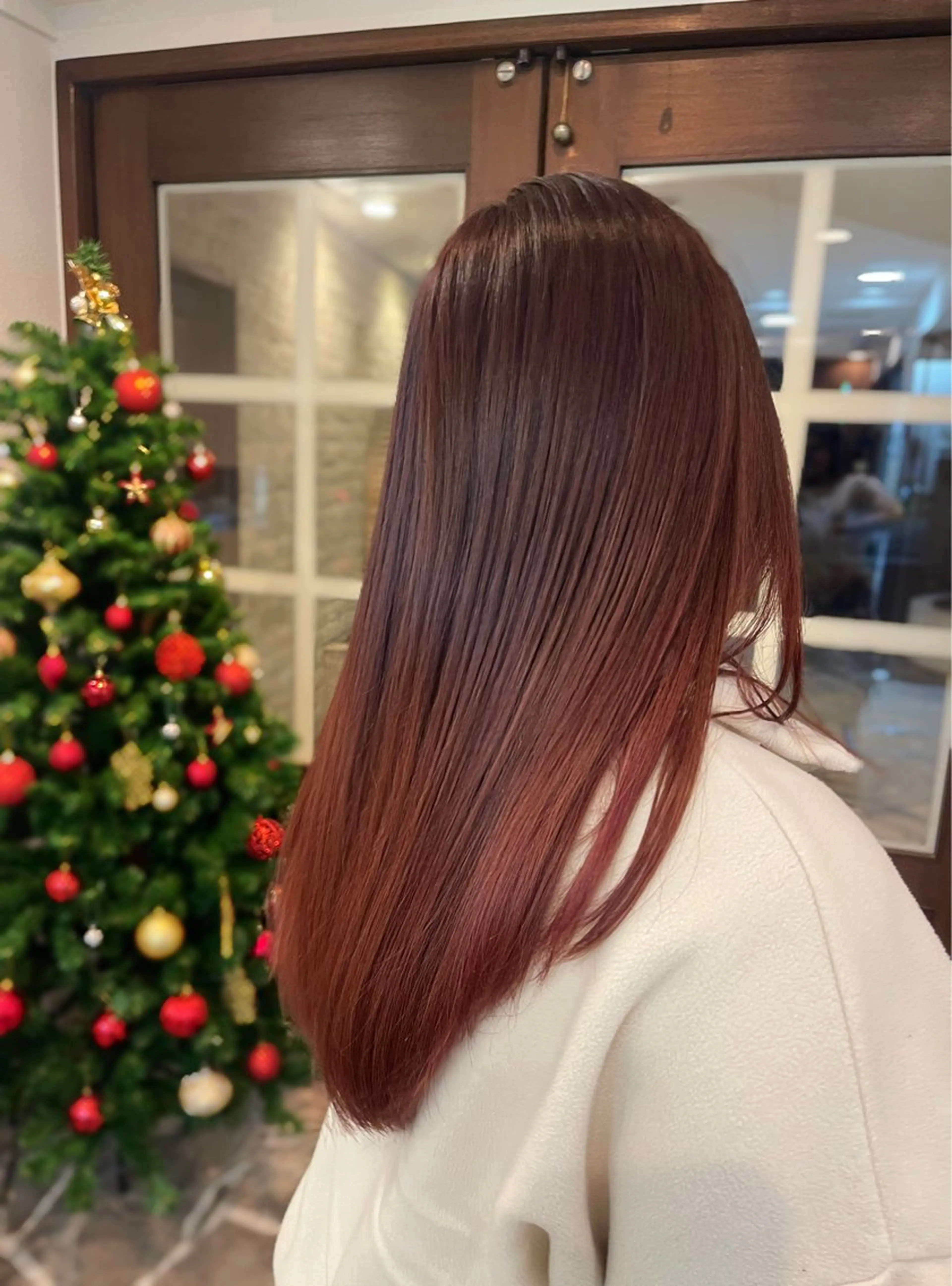 ロング カラー トゥサリ/ 海外ヘア/レイヤーのヘアスタイル