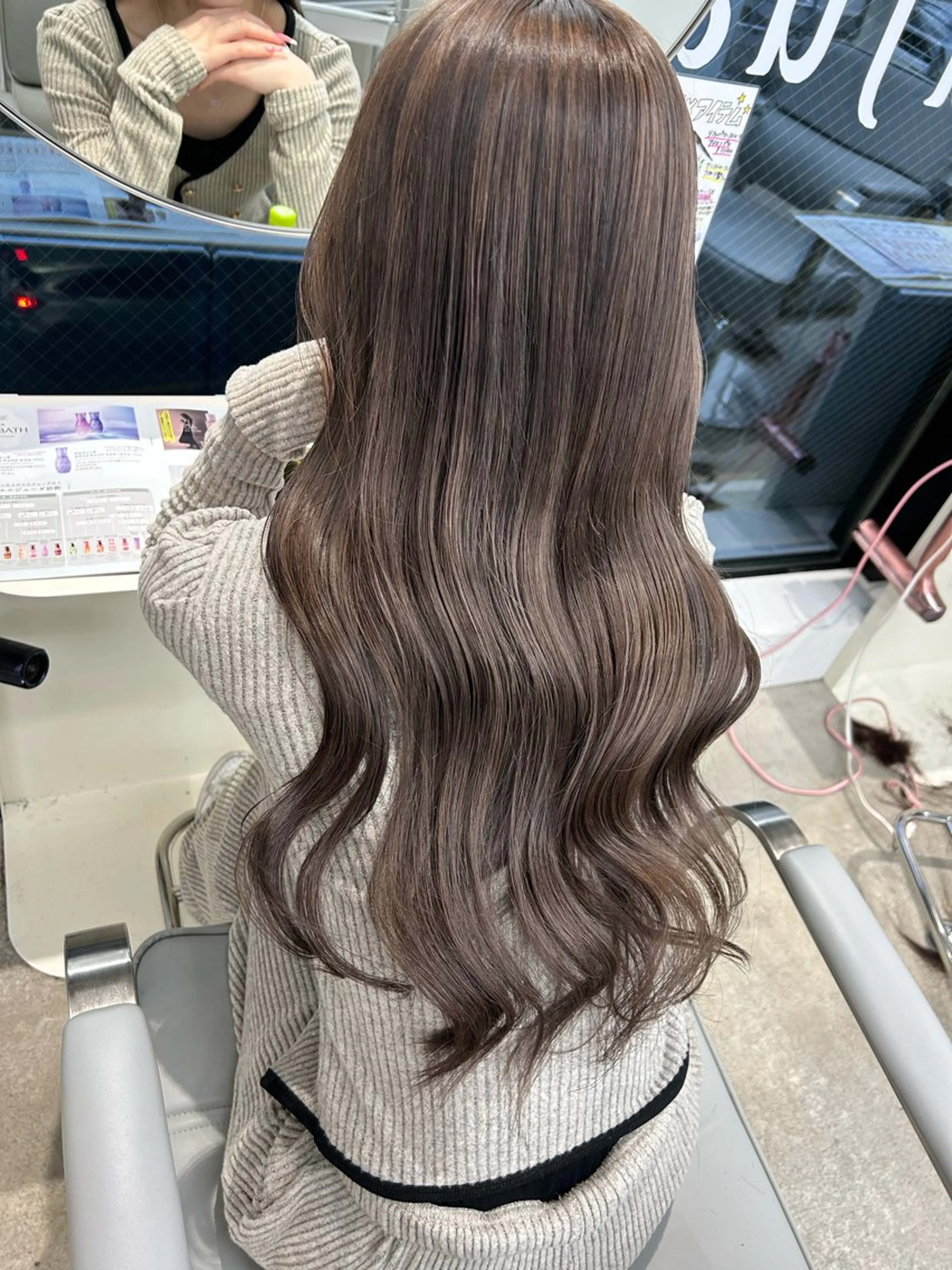 【🫧初カラー必須クーポン🫧】🍒ブリーチなしダブルカラー🍒の写真