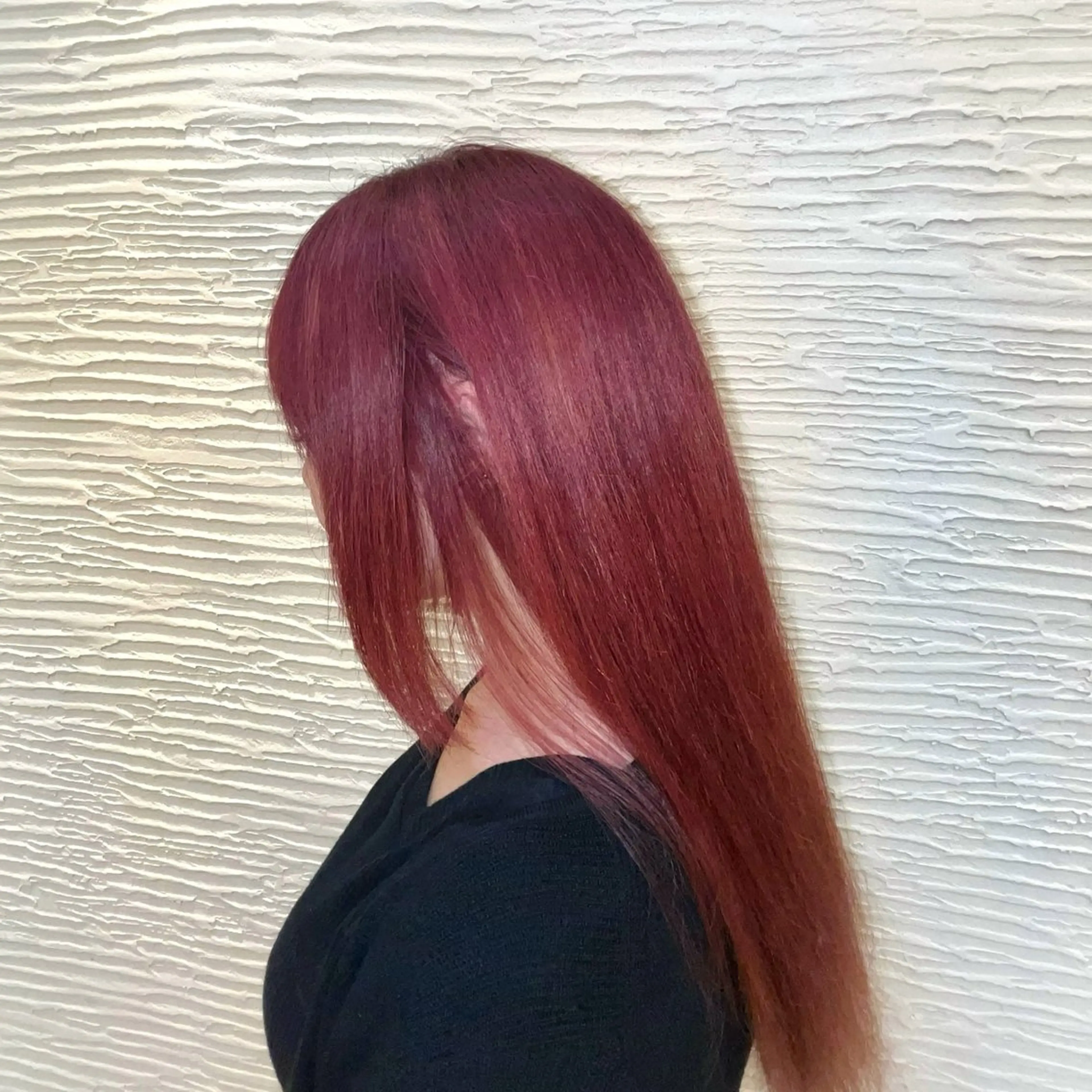 ブリーチカラー練習モデルの写真