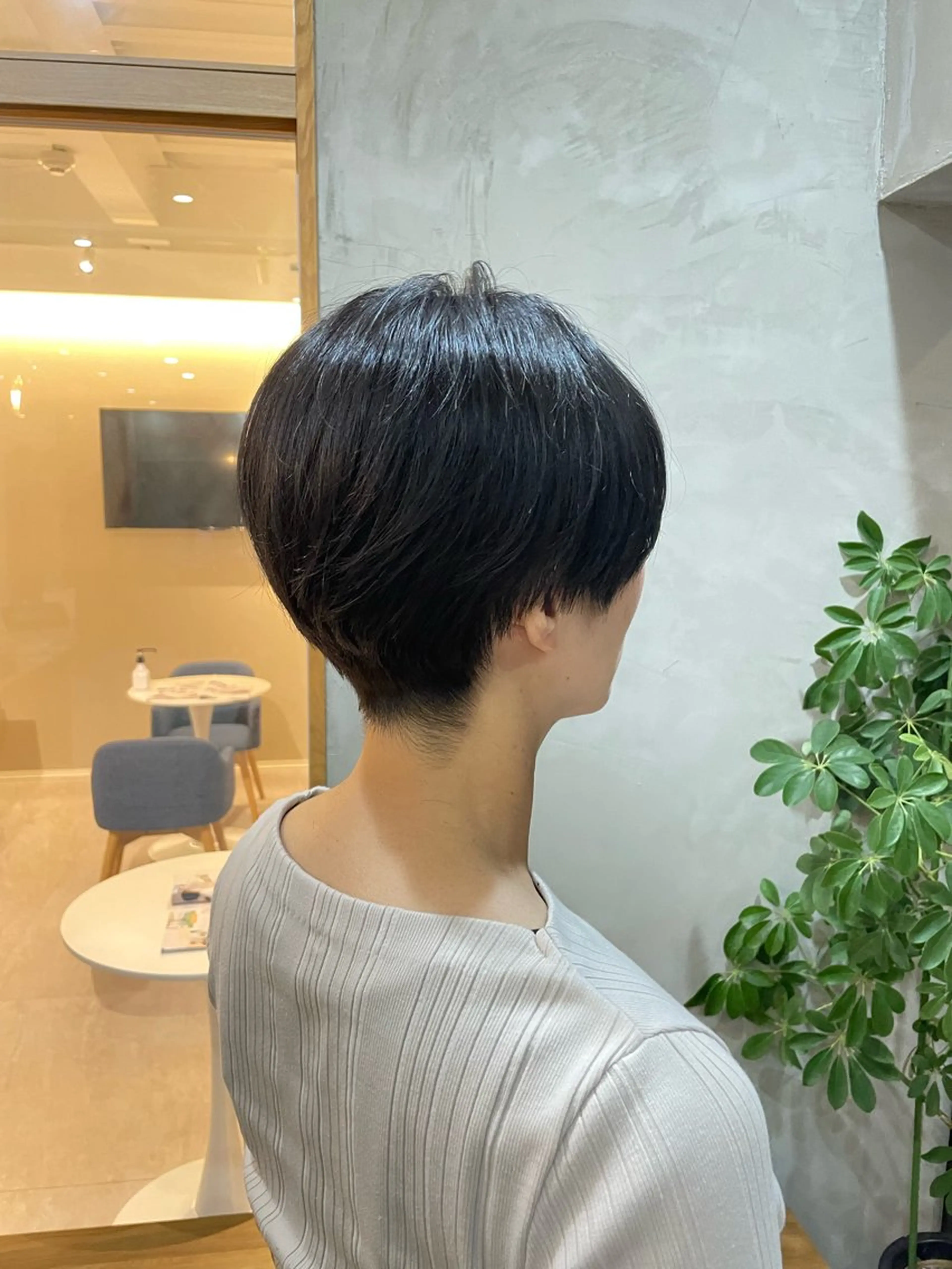 ショート 丸みショート ショートヘア la fith hinaのヘアスタイル