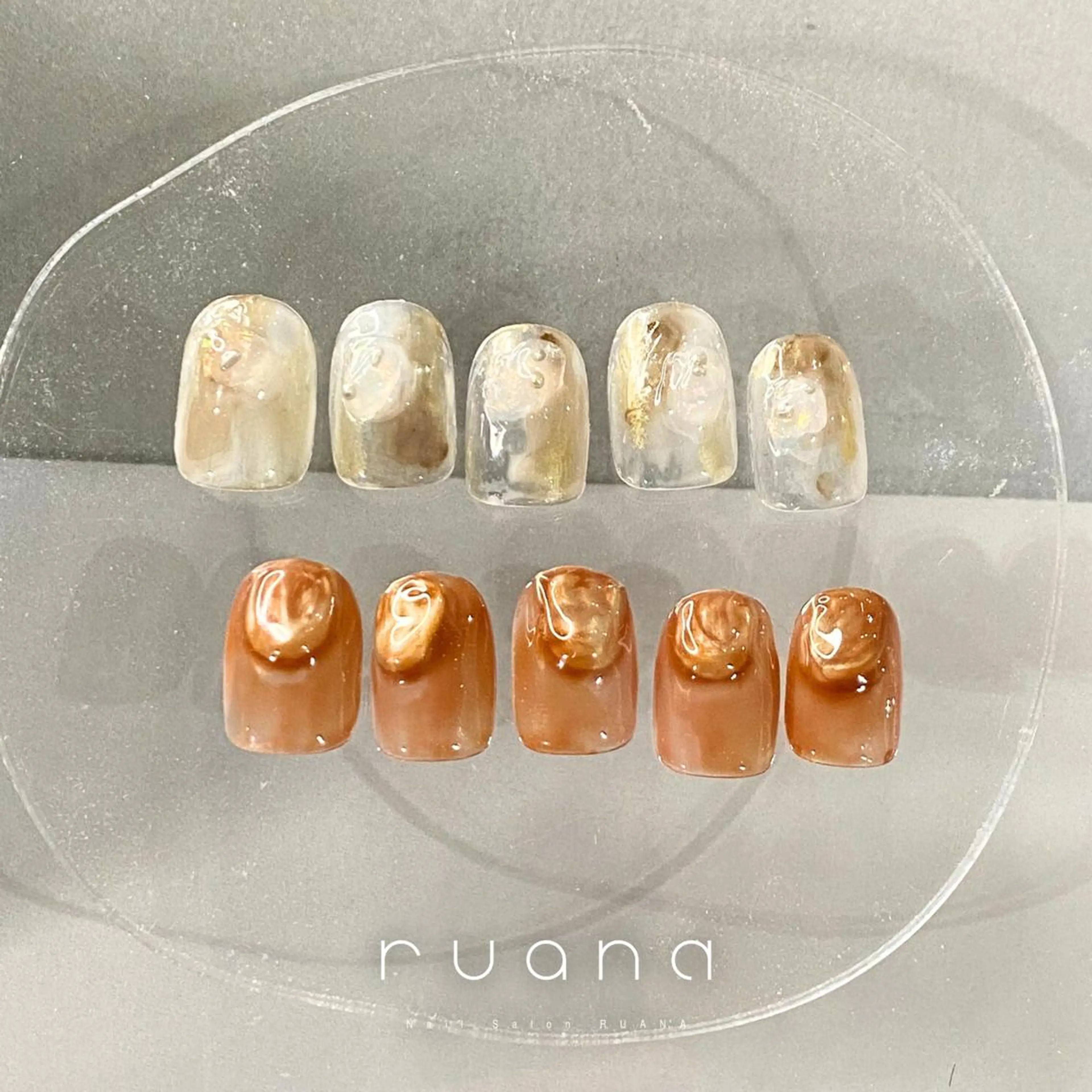 ネイル ニュアンスネイル🧡 rionaのネイルデザイン