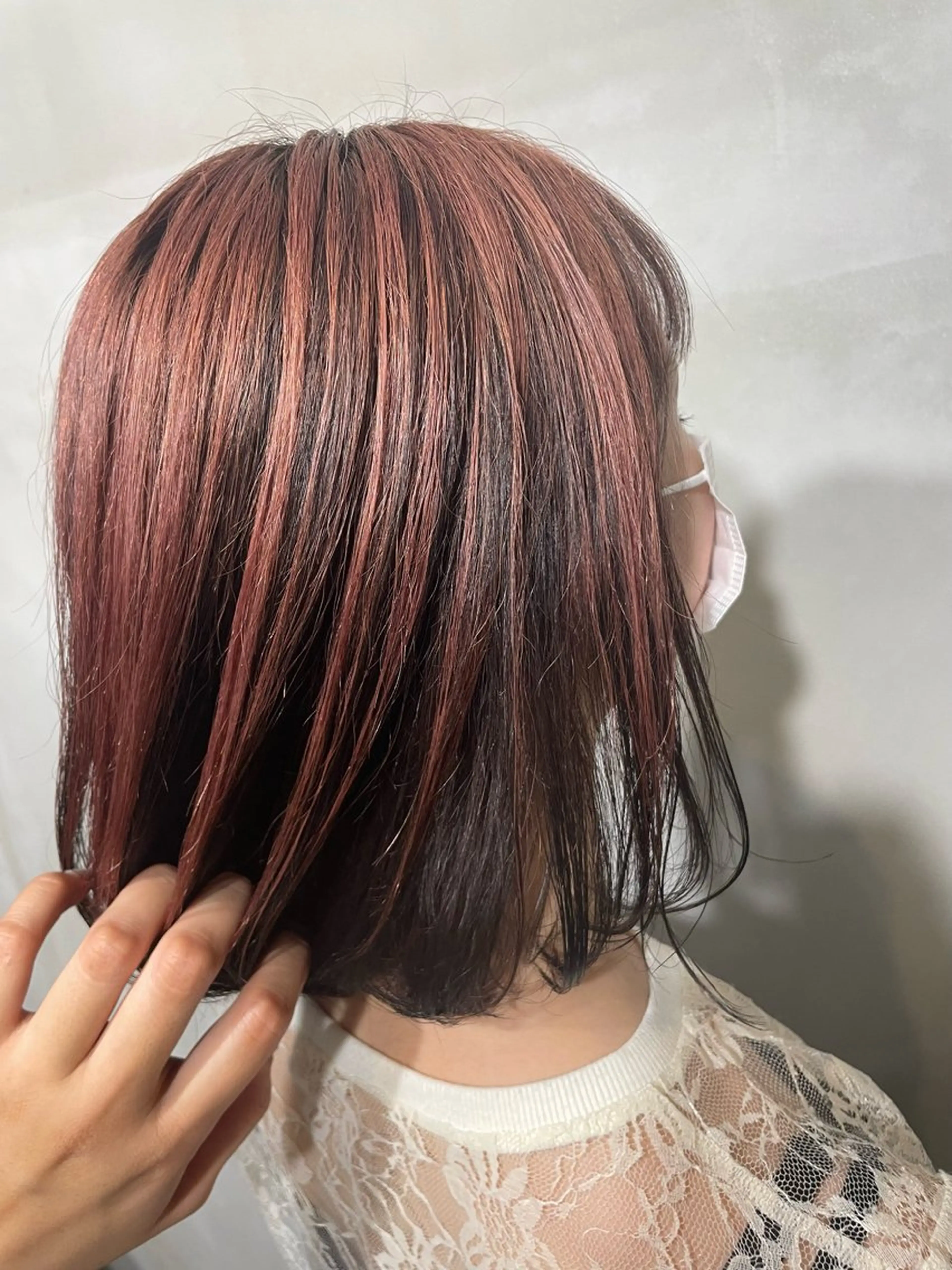 ショート カラー 🌺ハイトーン🌺 矢葺 なぎさ🌺🌺のヘアスタイル