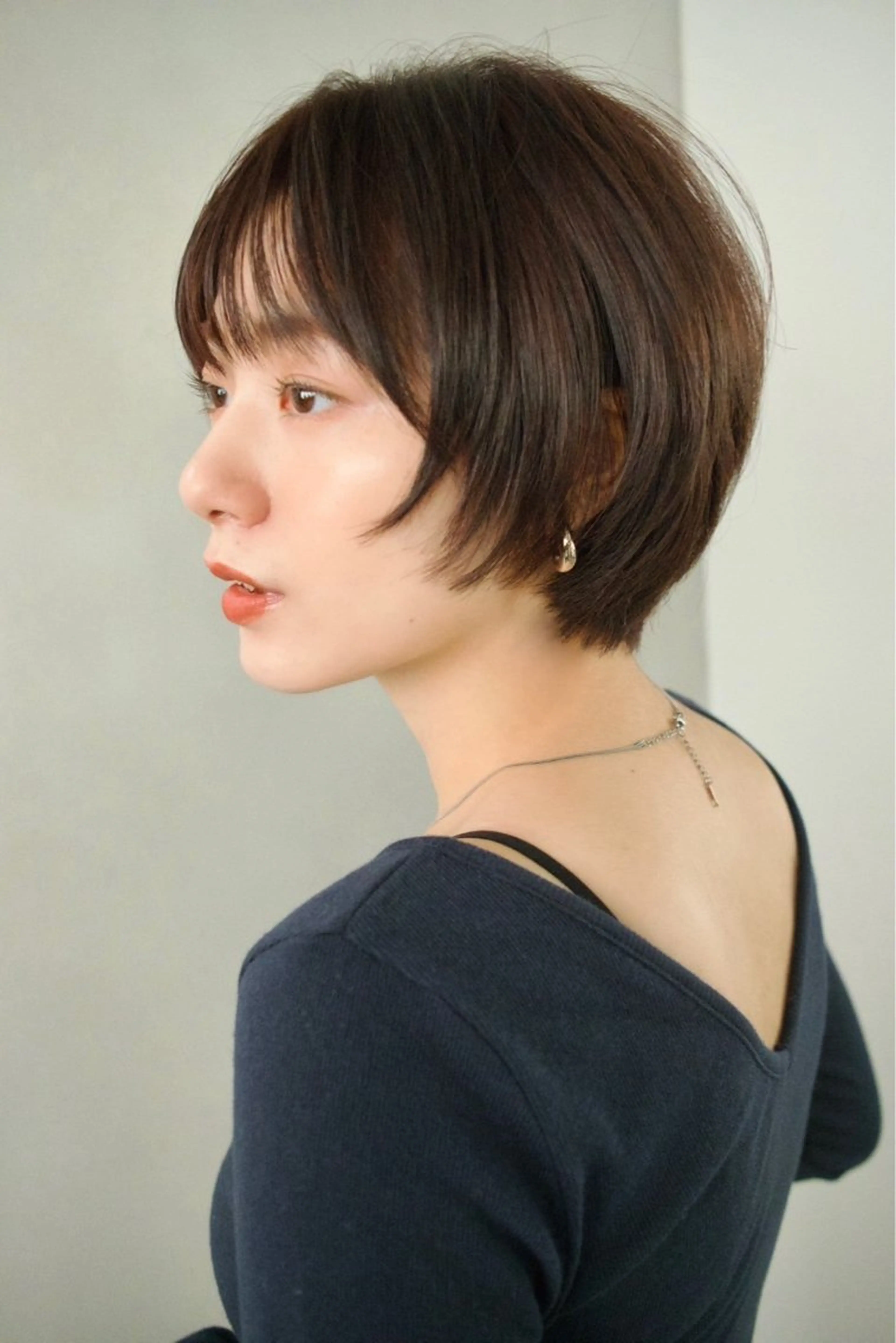 ショート 透明感カラー/似合わ せカット/大島実加永のヘアスタイル