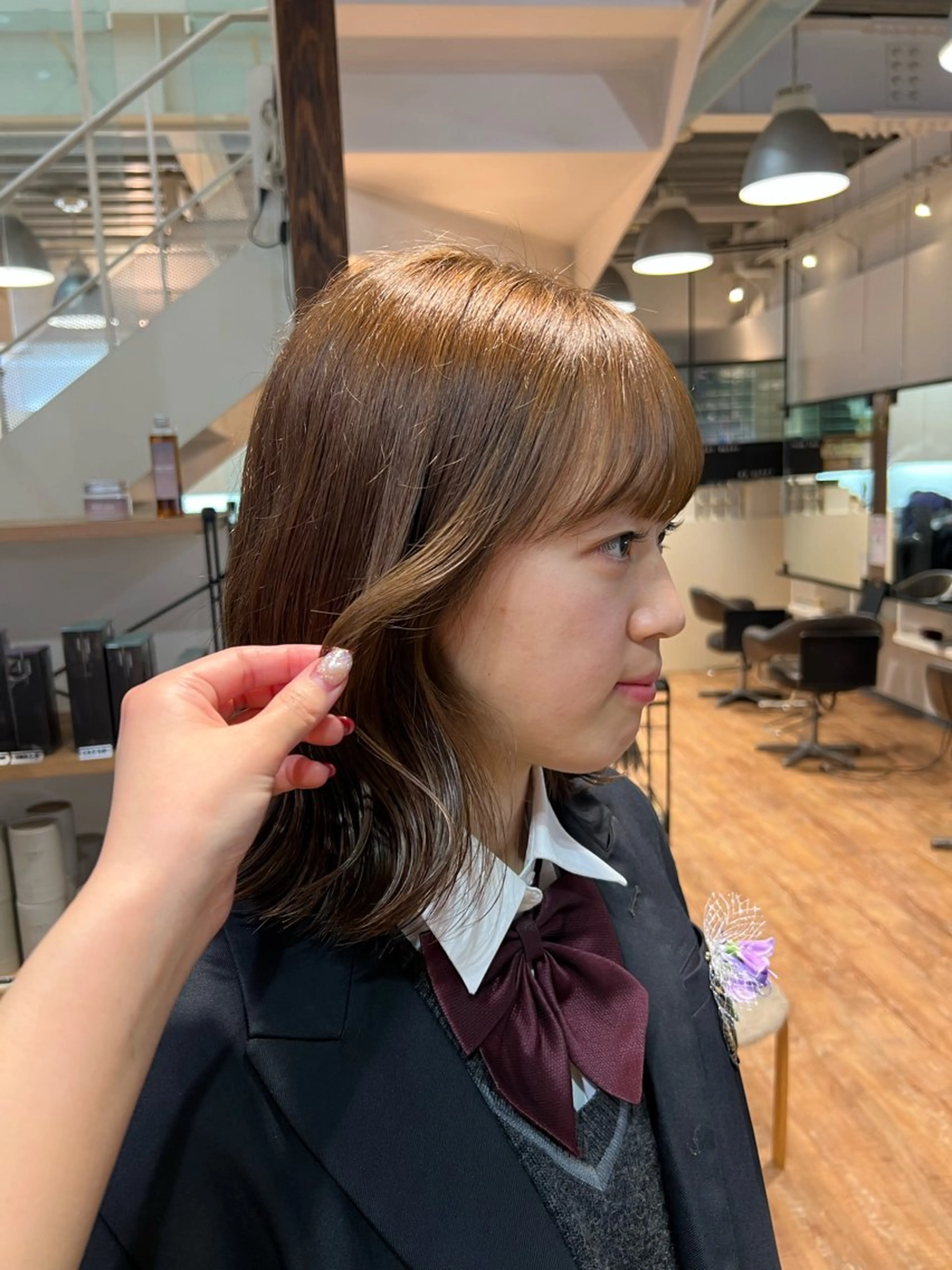 カラー ベージュカラー ヘアカラー インナーカラー♡ Nanakoのヘアスタイル