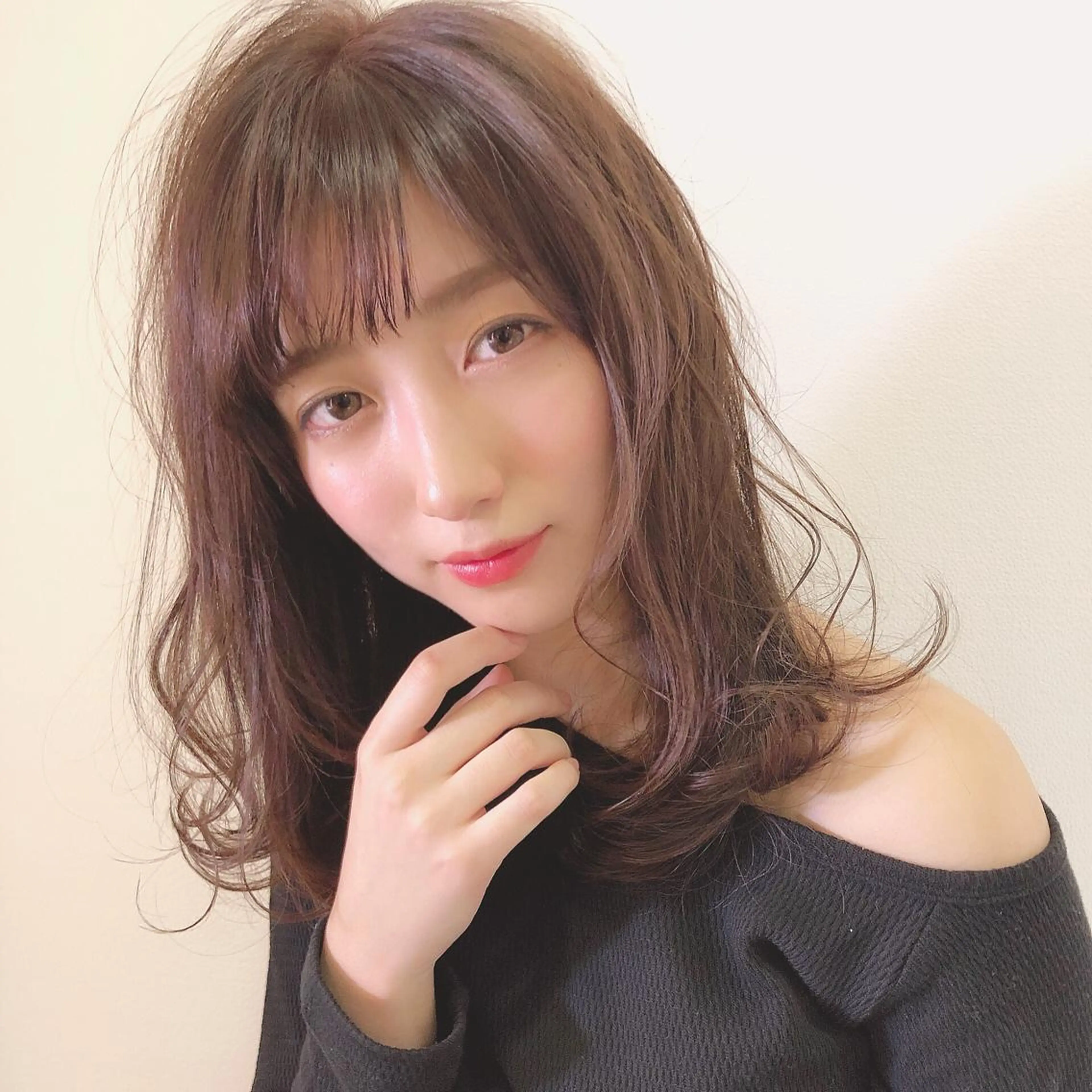 ロング カラー 店長/mao/ 前髪/顔周りカットのヘアスタイル