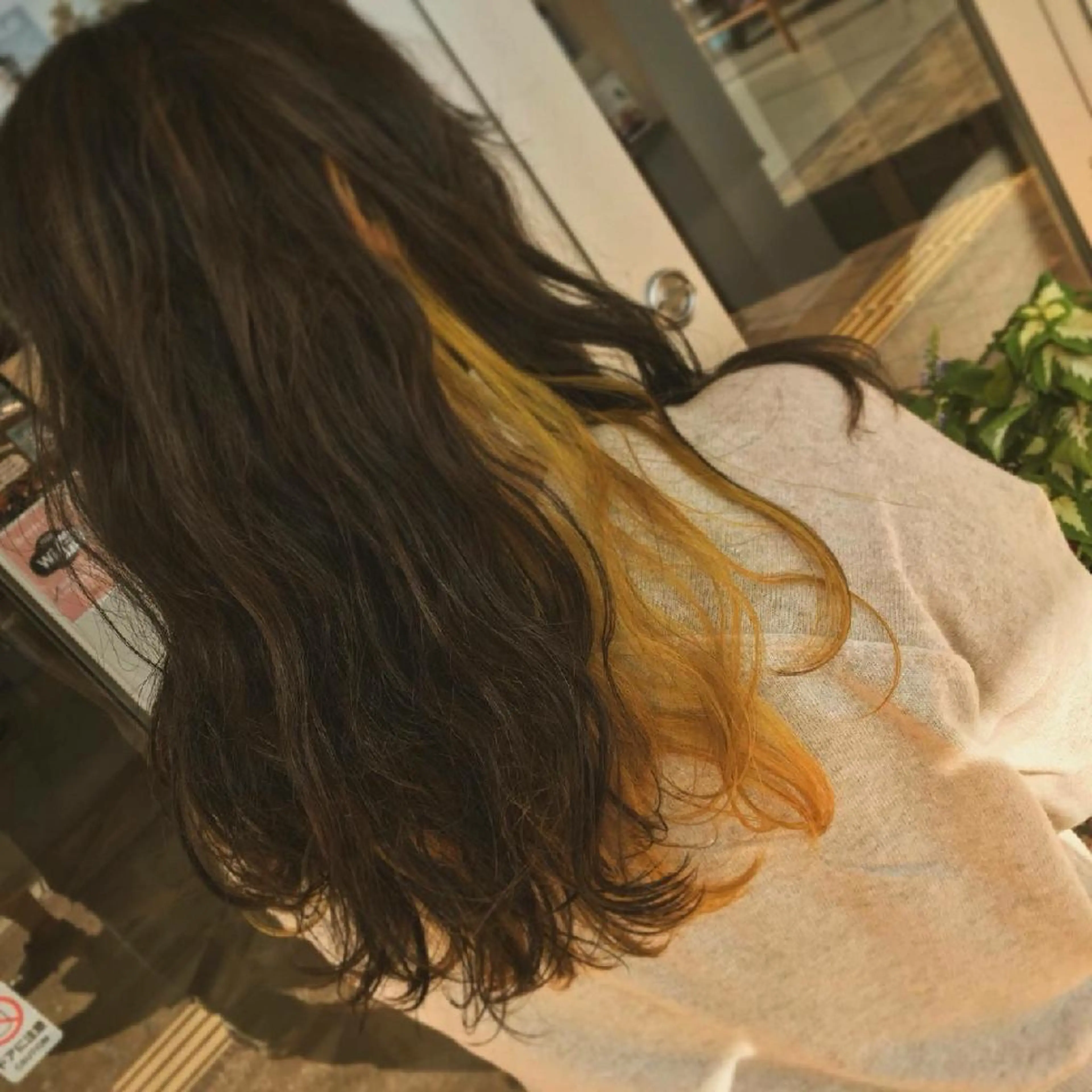 ロング カラー パーマ Hair&Make EARTHのヘアスタイル