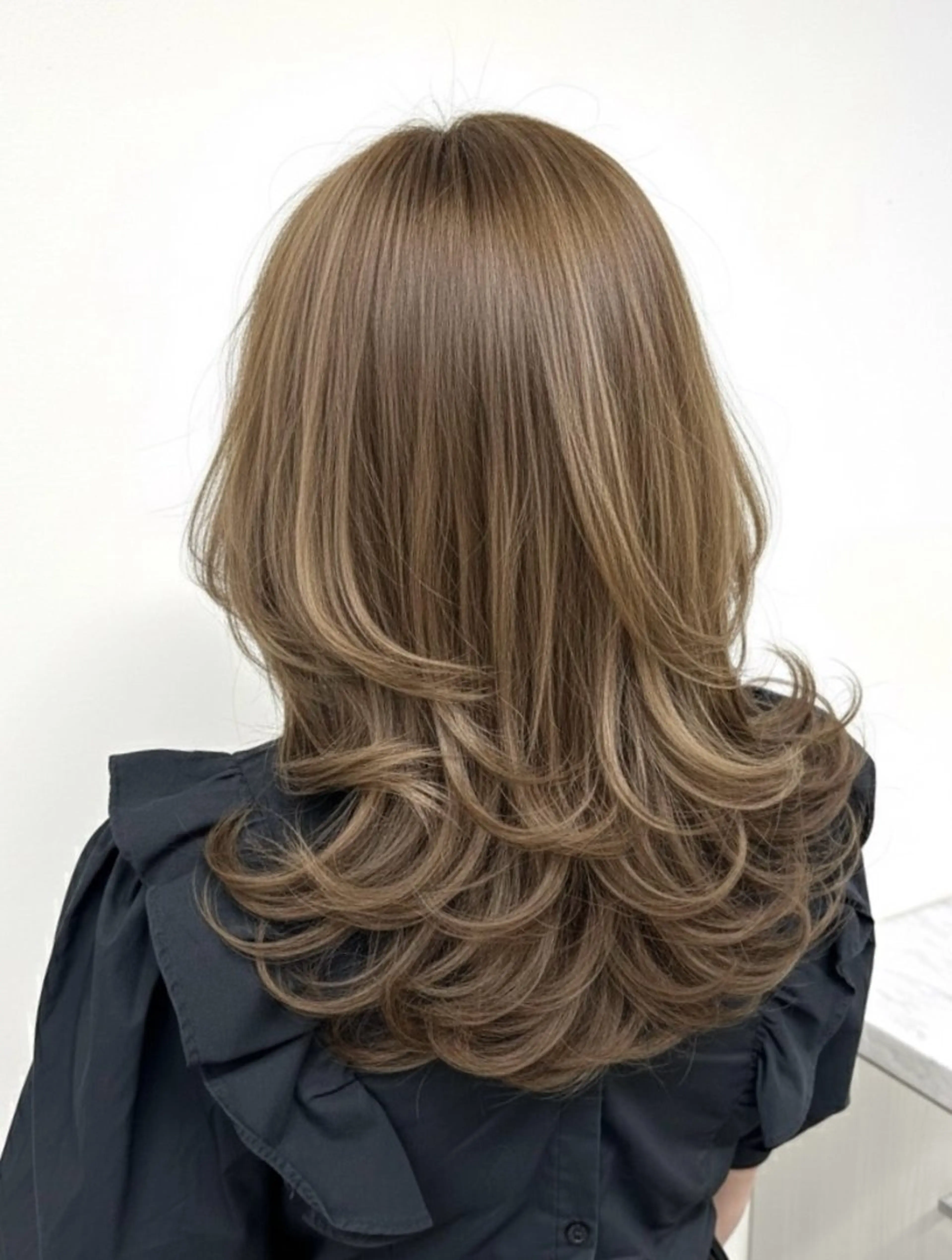 ミディアム ヘアカラー トリートメント 韓国風ﾊﾟｰﾏ❁﻿ fu-ka❁艶ｶﾗｰのヘアスタイル