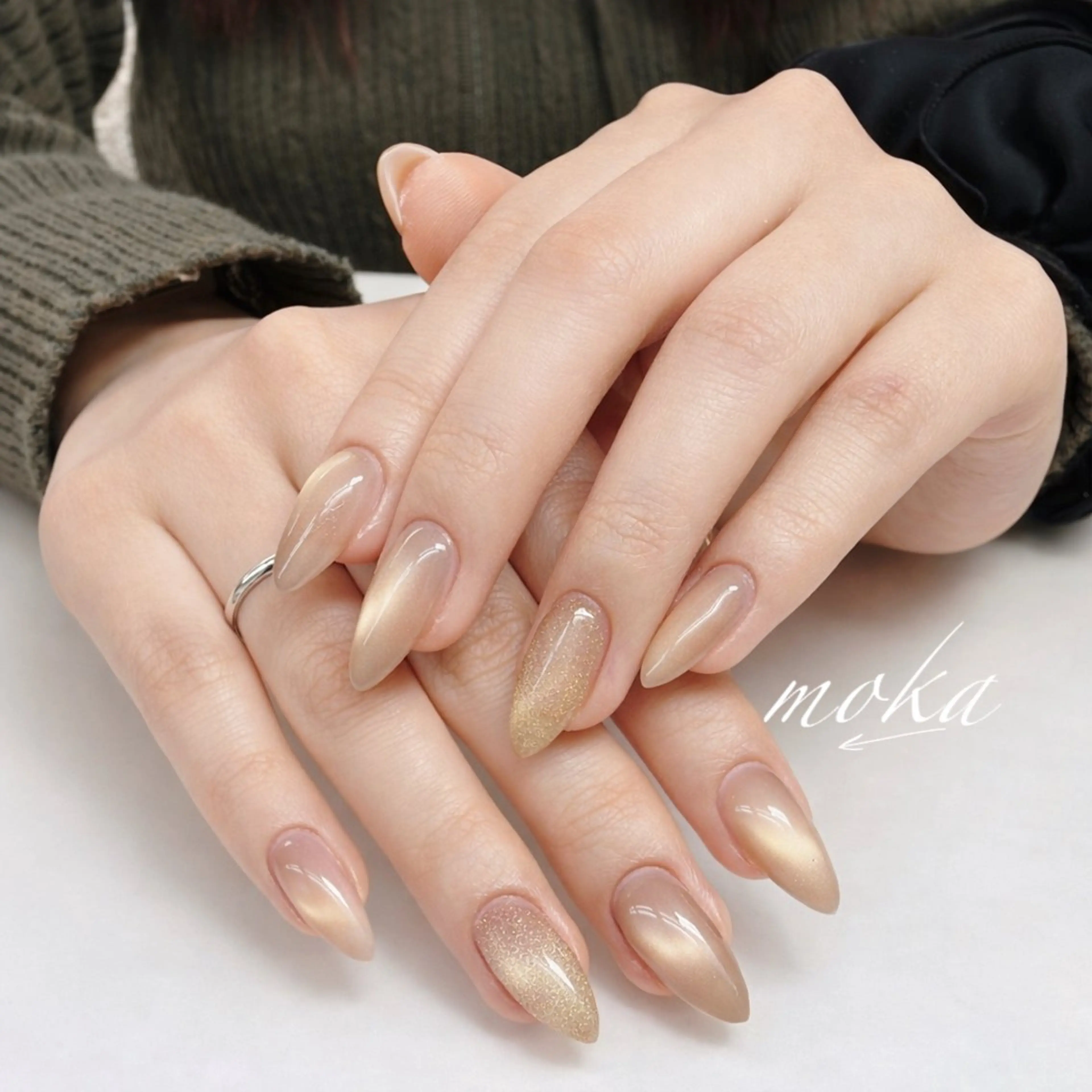 ネイル ハンドネイル ハンドケア 胡蝶蘭レディースサロ ンNailMOKAのネイルデザイン