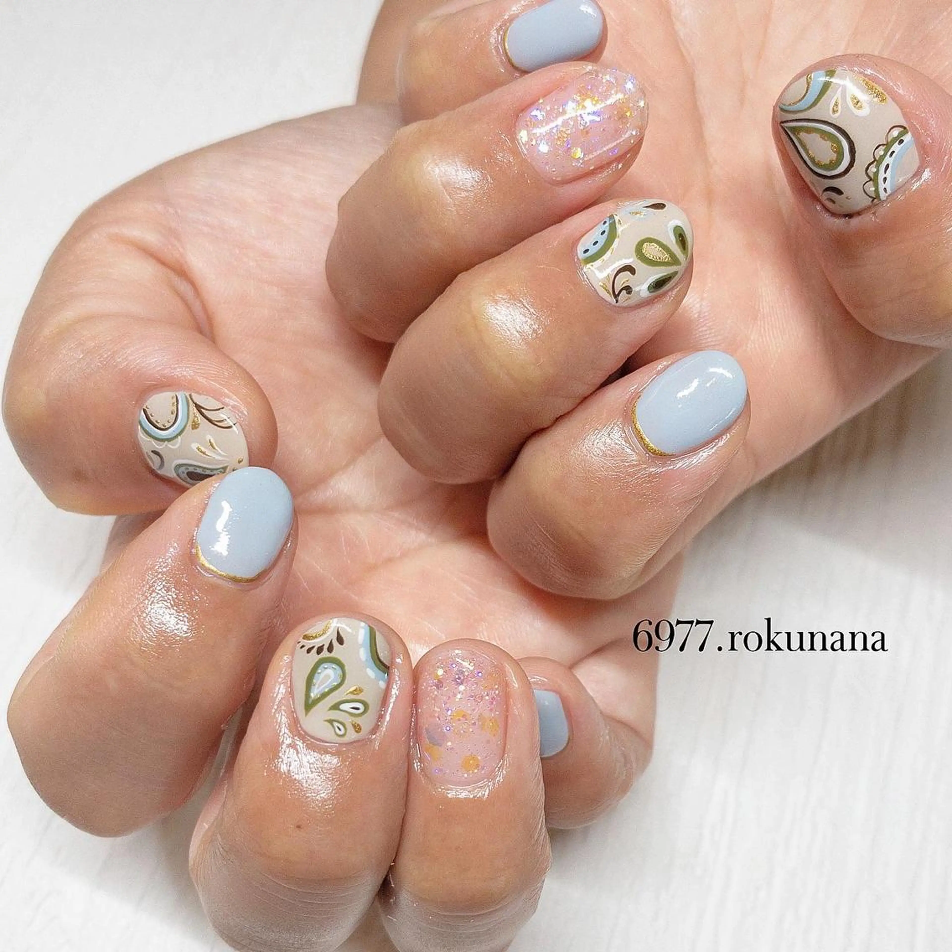 ネイル rokunana 佐野のネイルデザイン