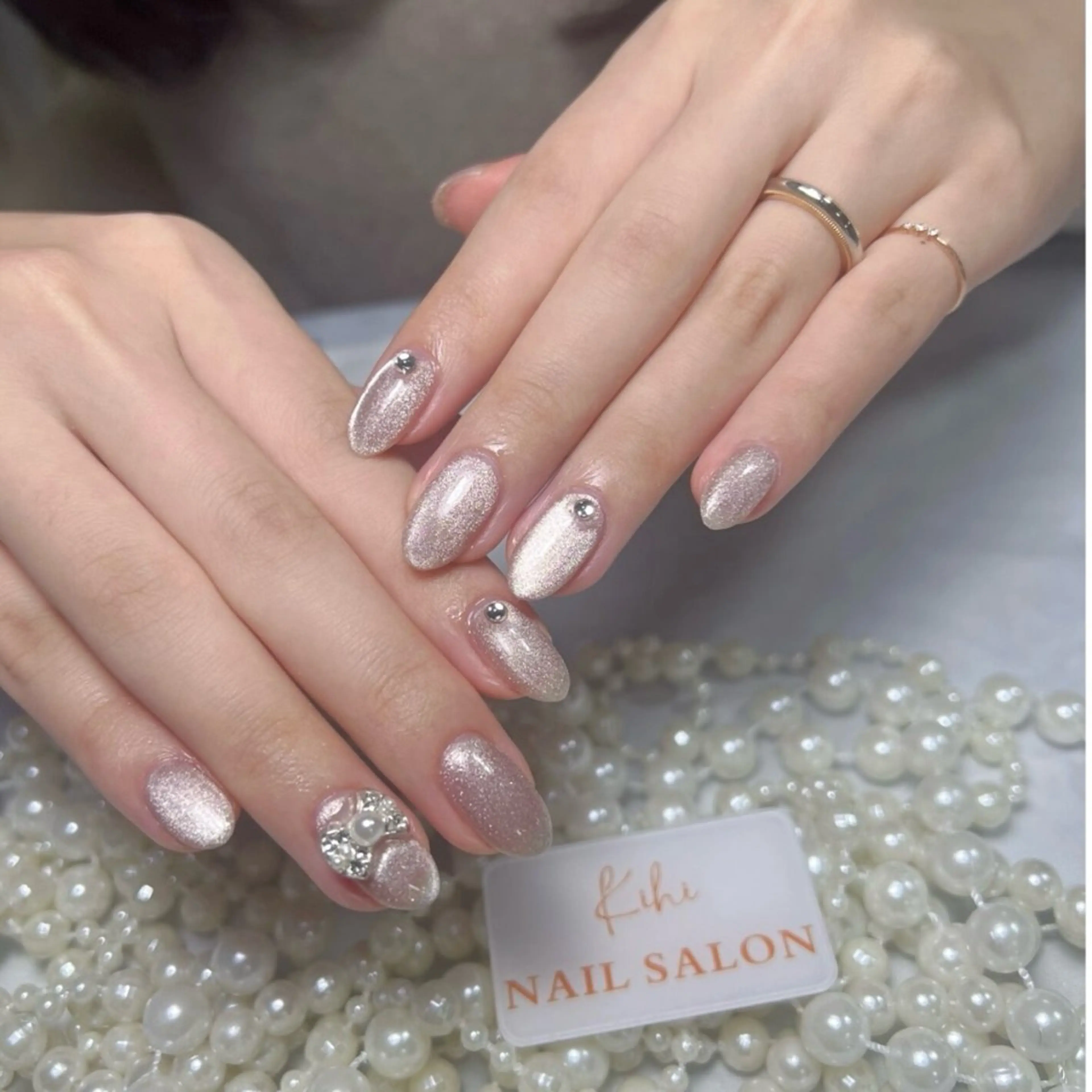 ネイル アートネイル フレンチネイル ジェルネイル グラデーション 韓国ネイル ハンドネイル ハンドケア さくら💮💮 【オフ無料】のネイルデザイン