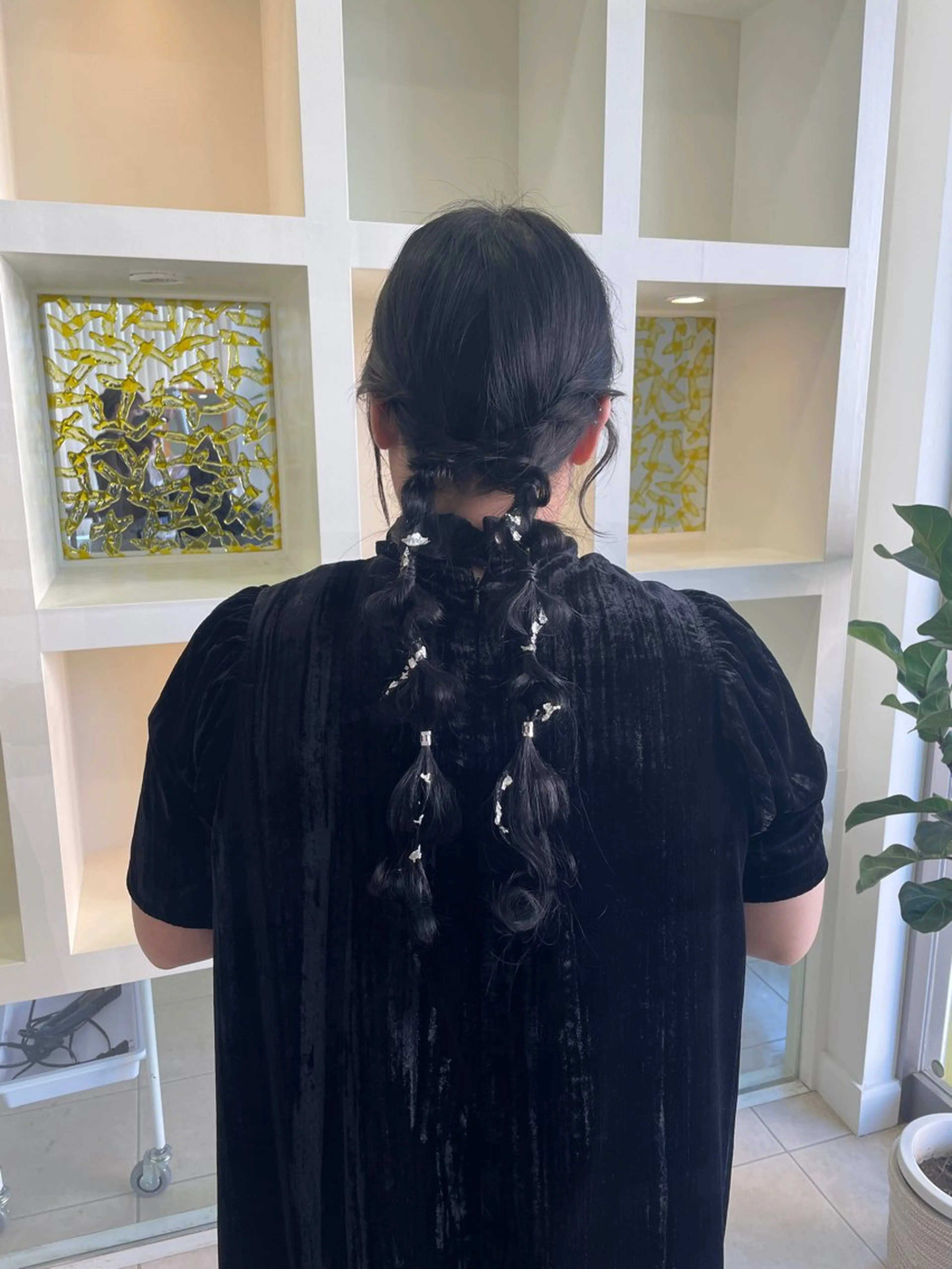 ロング ヘアアレンジ マキノ キョウカのヘアスタイル