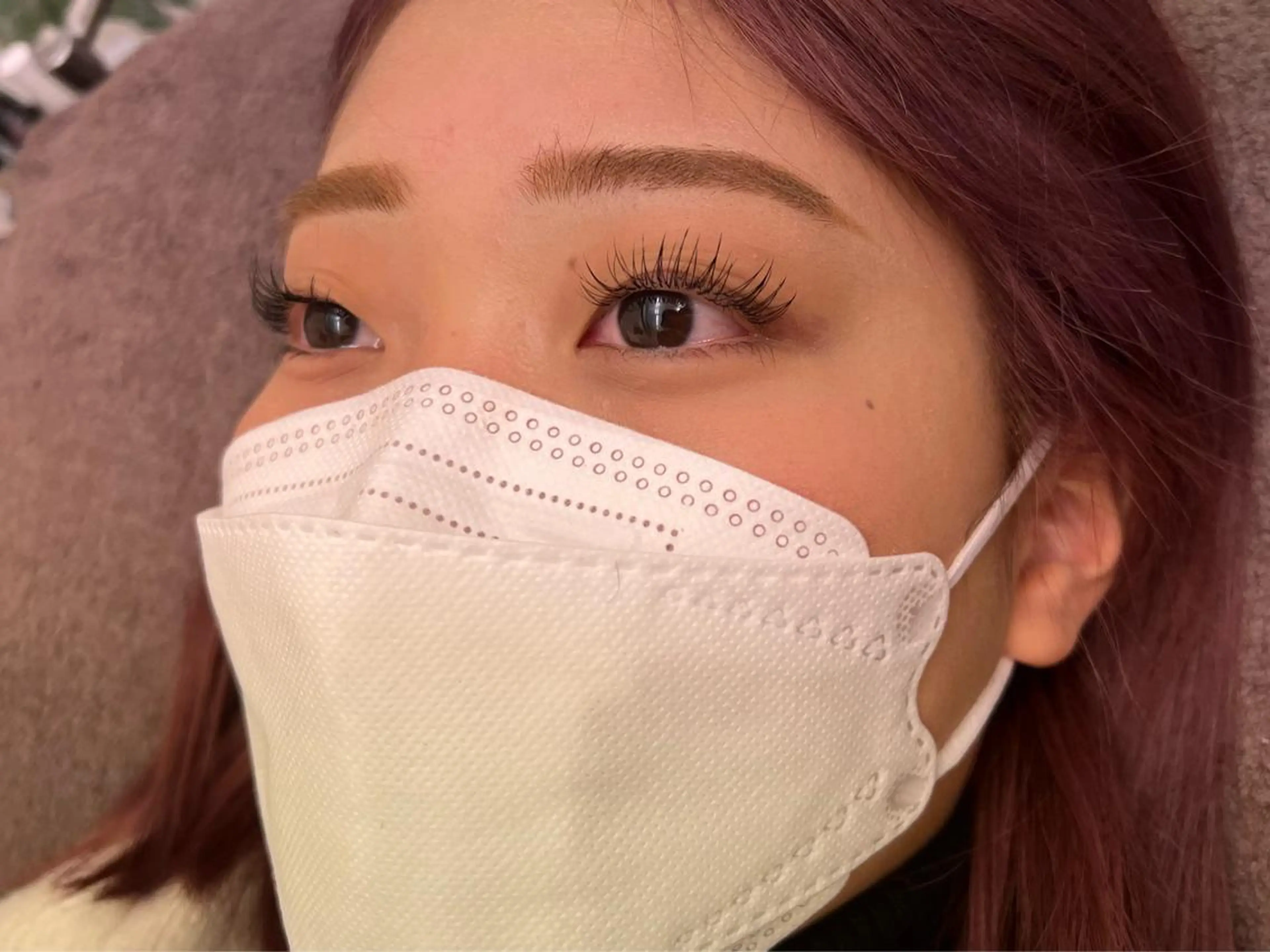 マツエク・マツパ 一重×まつ毛パーマ ナチュア 岩塚のマツエク・マツパデザイン