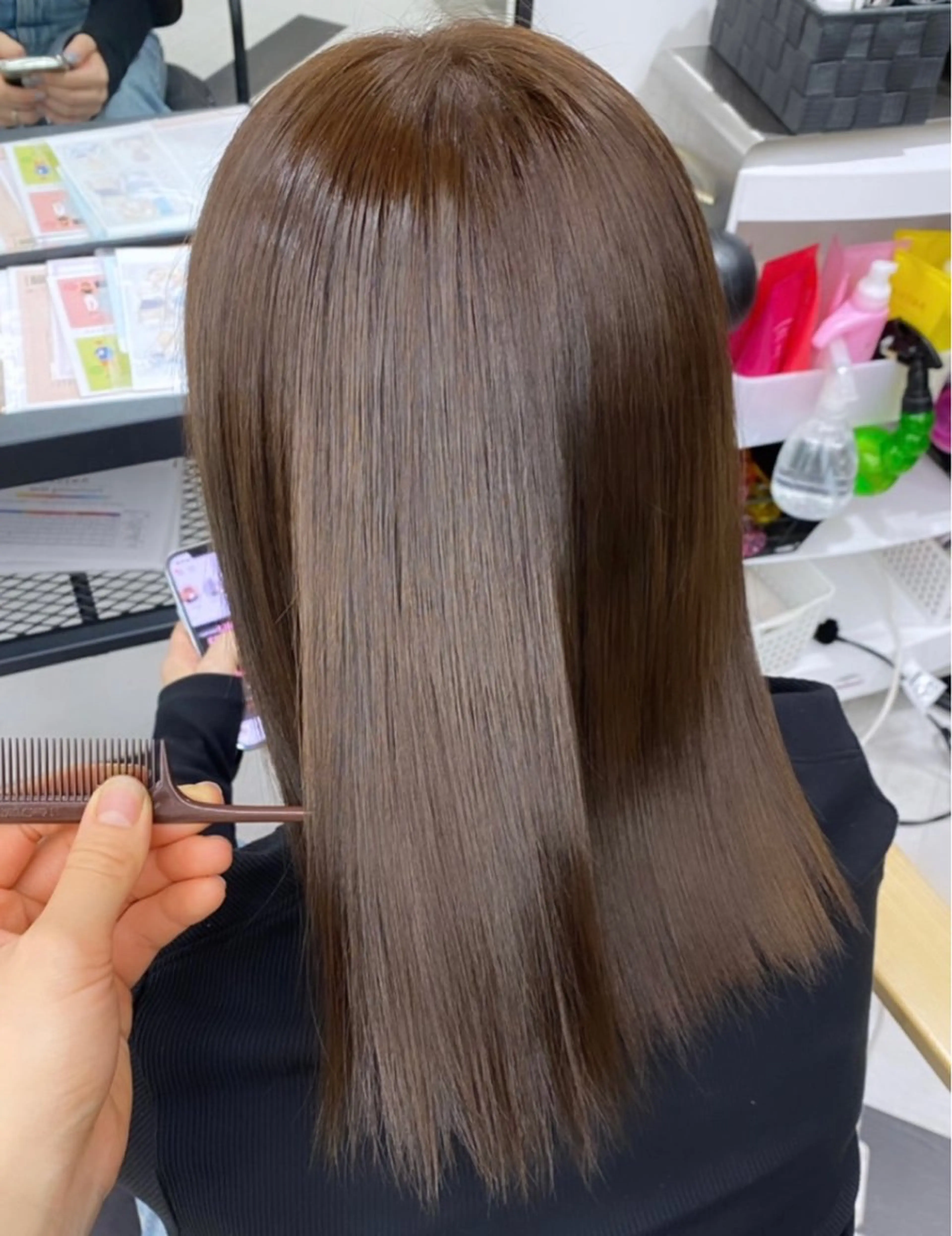 ショート カラー パーマ ヘアアレンジ メンズ mona/ ストレートスタイル✨のヘアスタイル