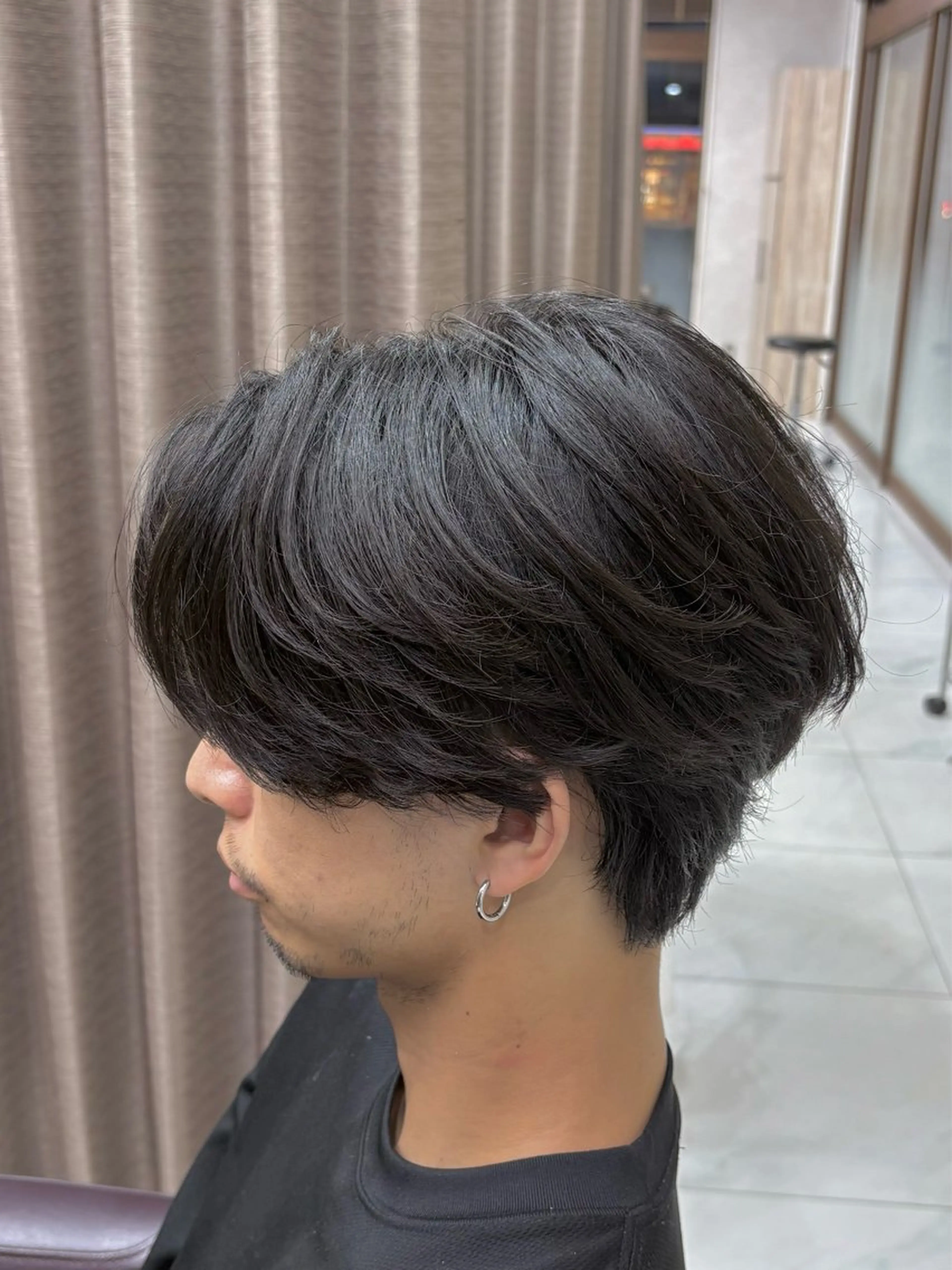 ショート パーマ メンズ カット パーマ GRANDEUR ryuのヘアスタイル