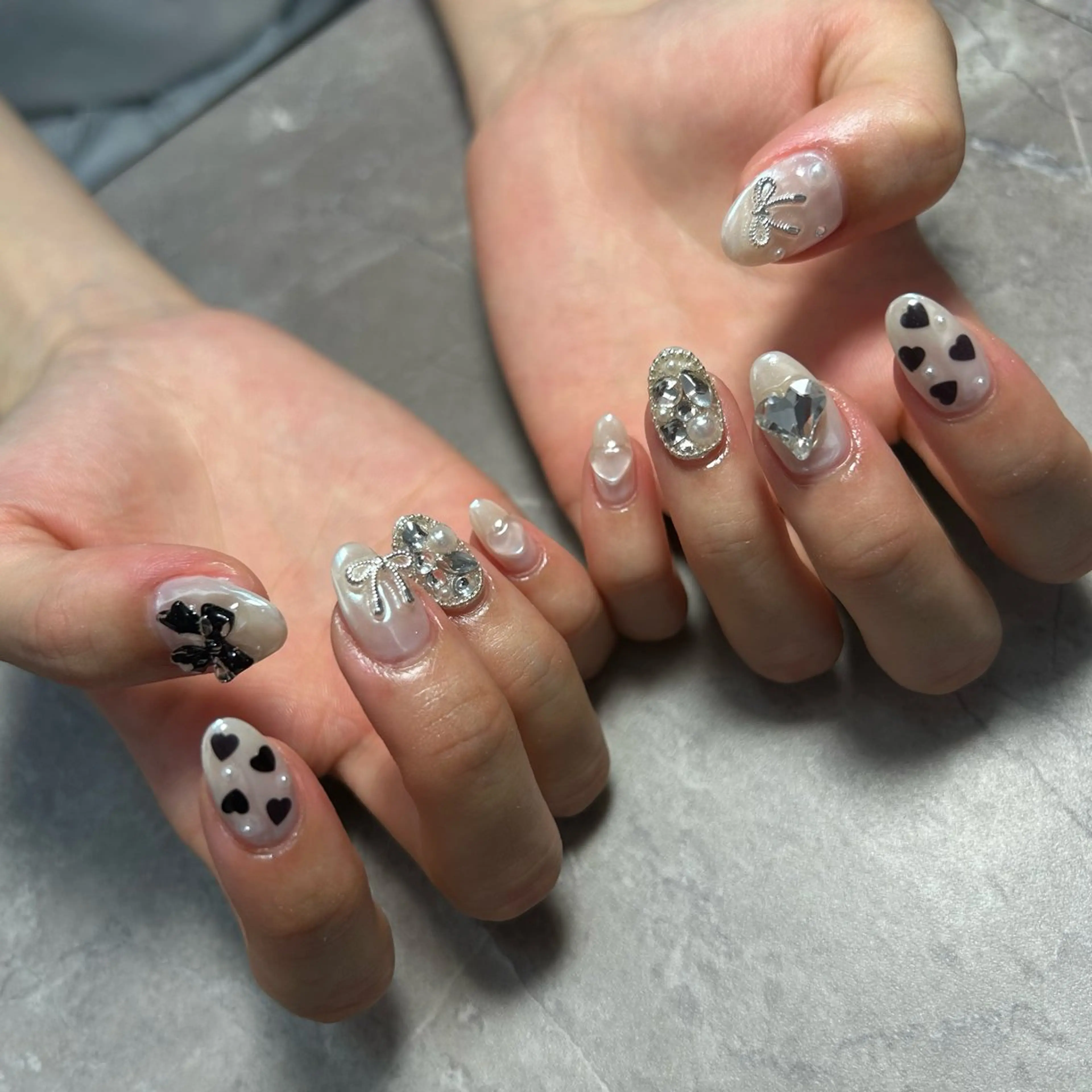 ネイル オーロラネイル Lulea nailのネイルデザイン