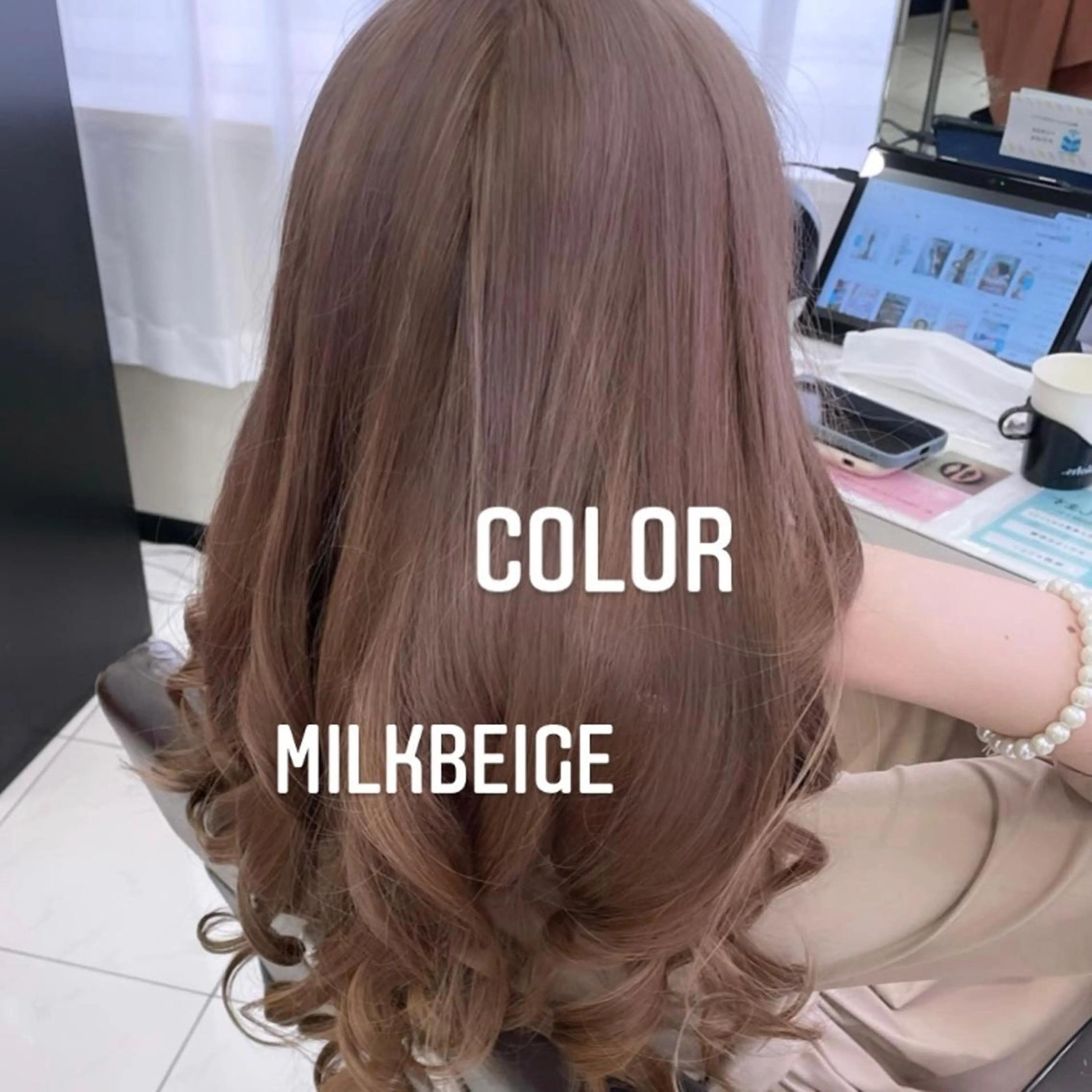 ロング カラー ヘアカラー トリートメント エクステ🩵ブリーチ 韓国ヘア🩵KAEのヘアスタイル