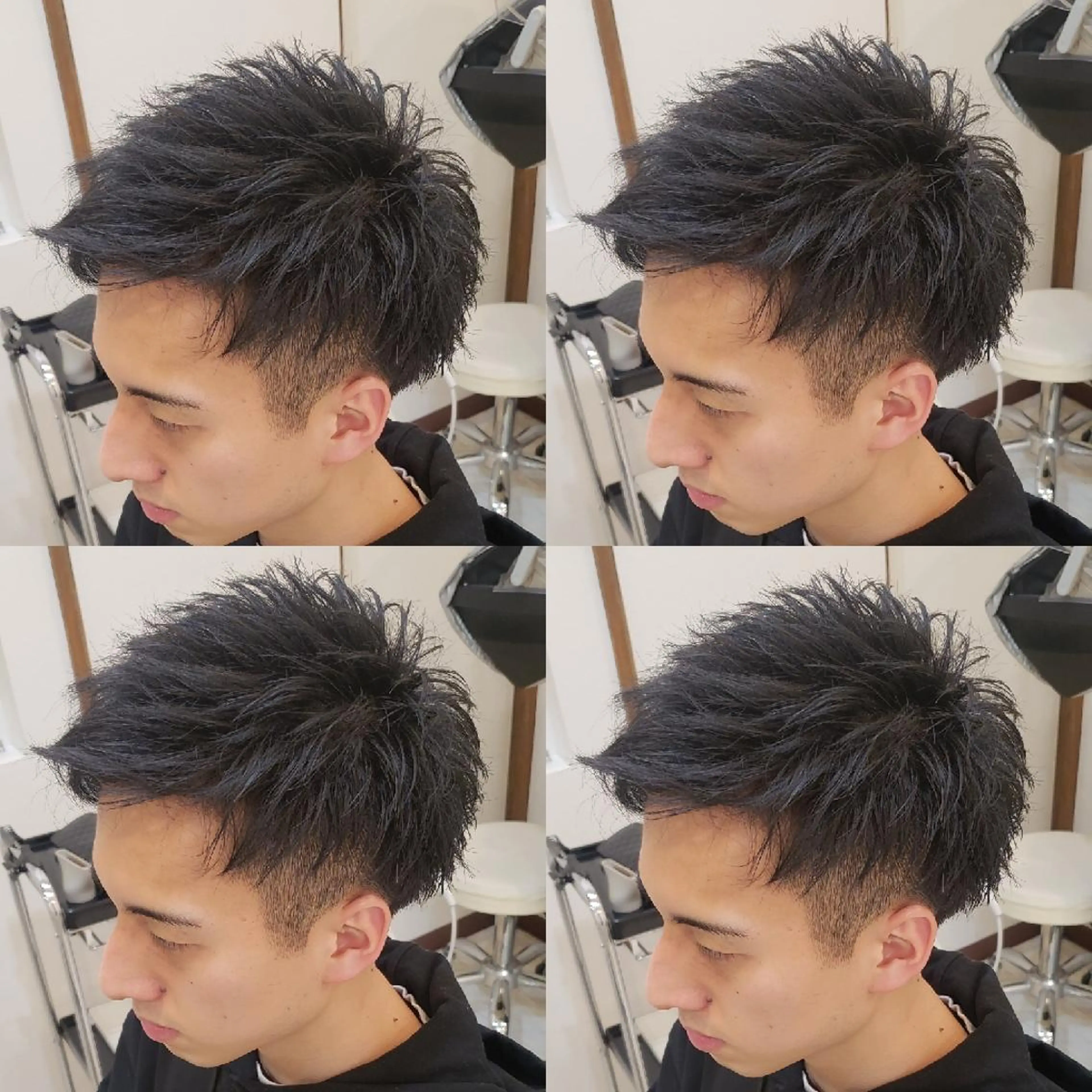 メンズ アップバング 【ただの天才 🎨】のヘアスタイル