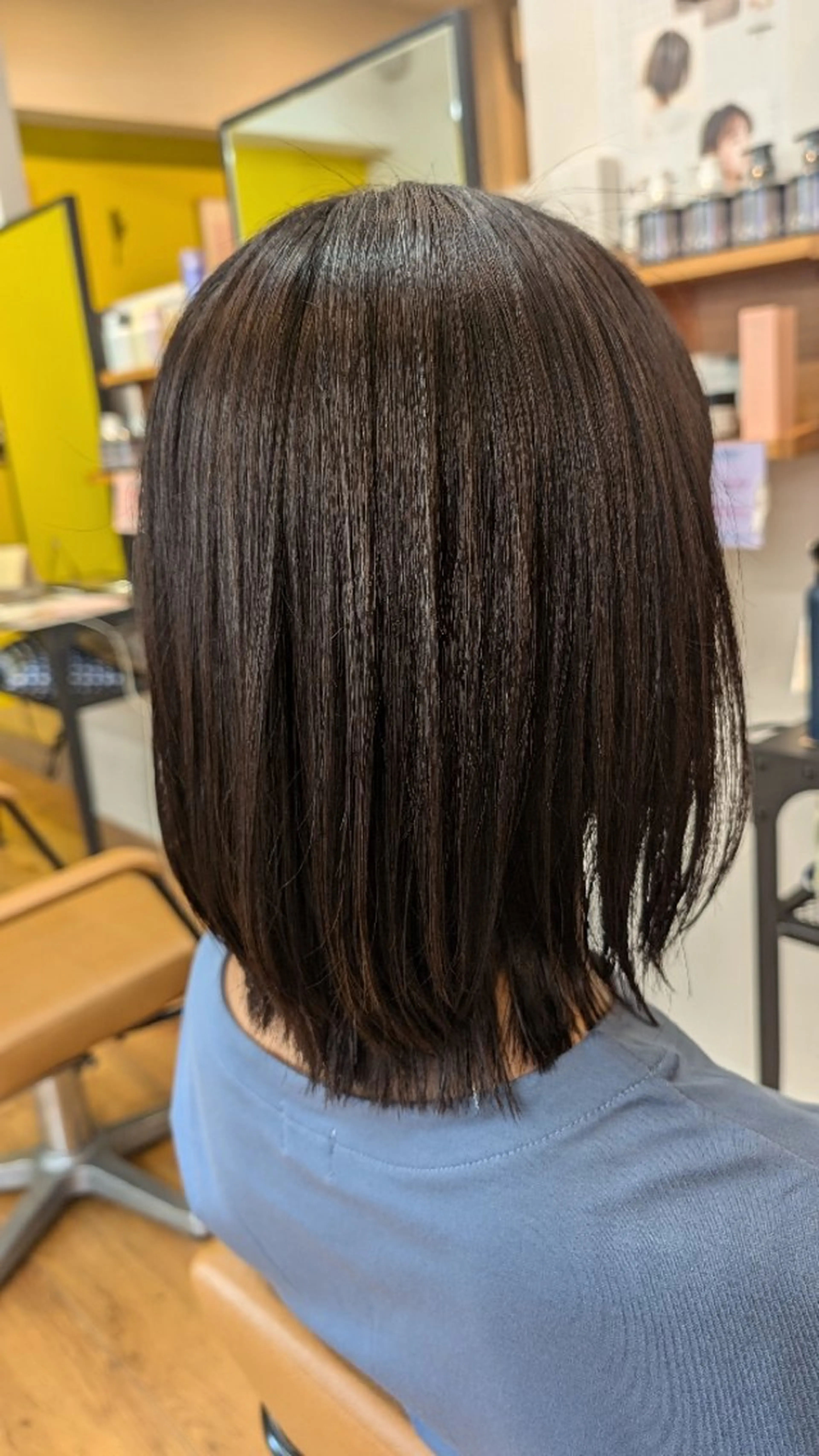 ミディアム カラー 髪質改善 トリートメント 【頭皮や髪に優しく】 hygge 武蔵中原のヘアスタイル