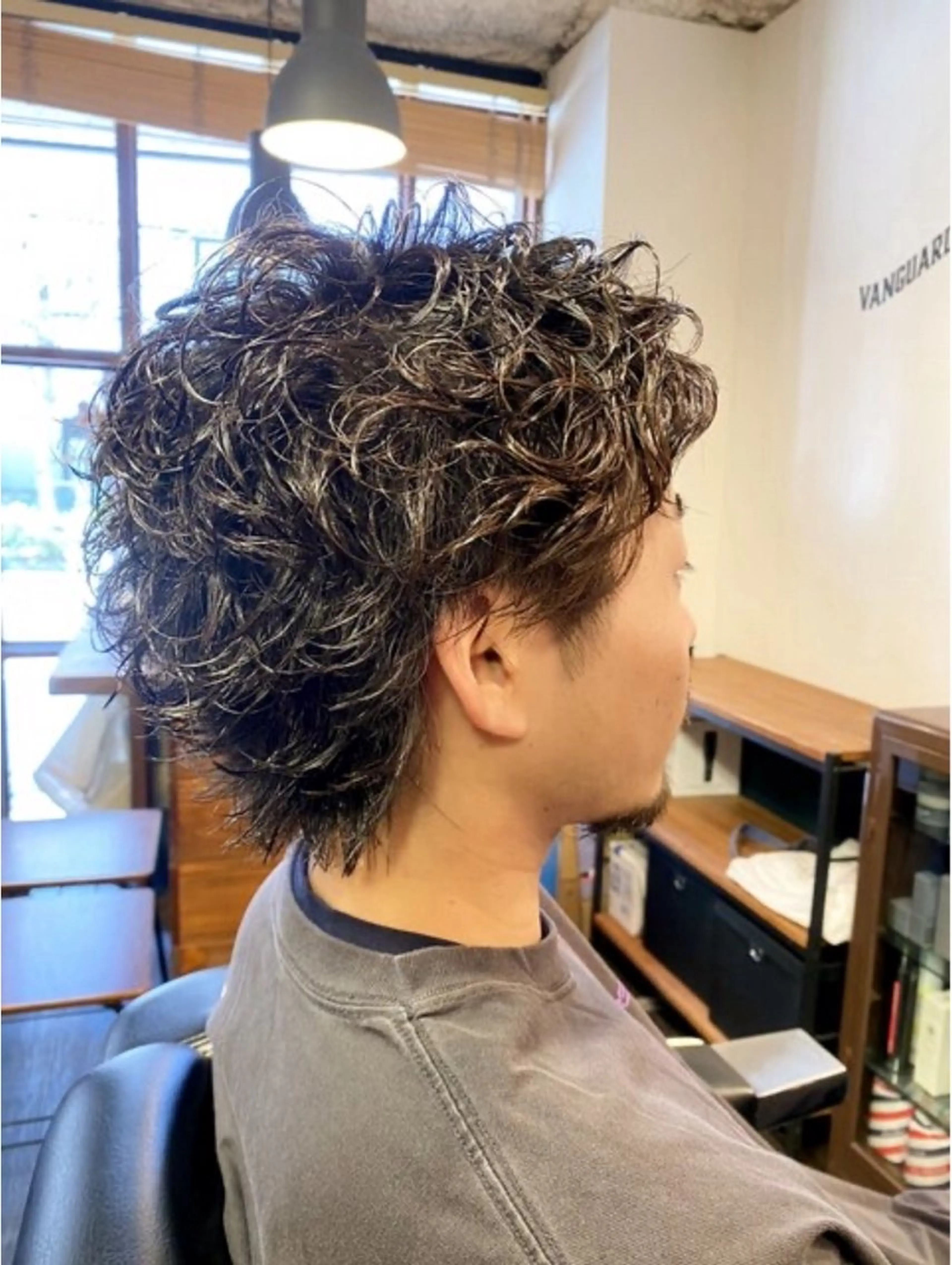 ショート パーマ メンズ 早稲田/メンズ専門 /フェード/葛西裕季のヘアスタイル