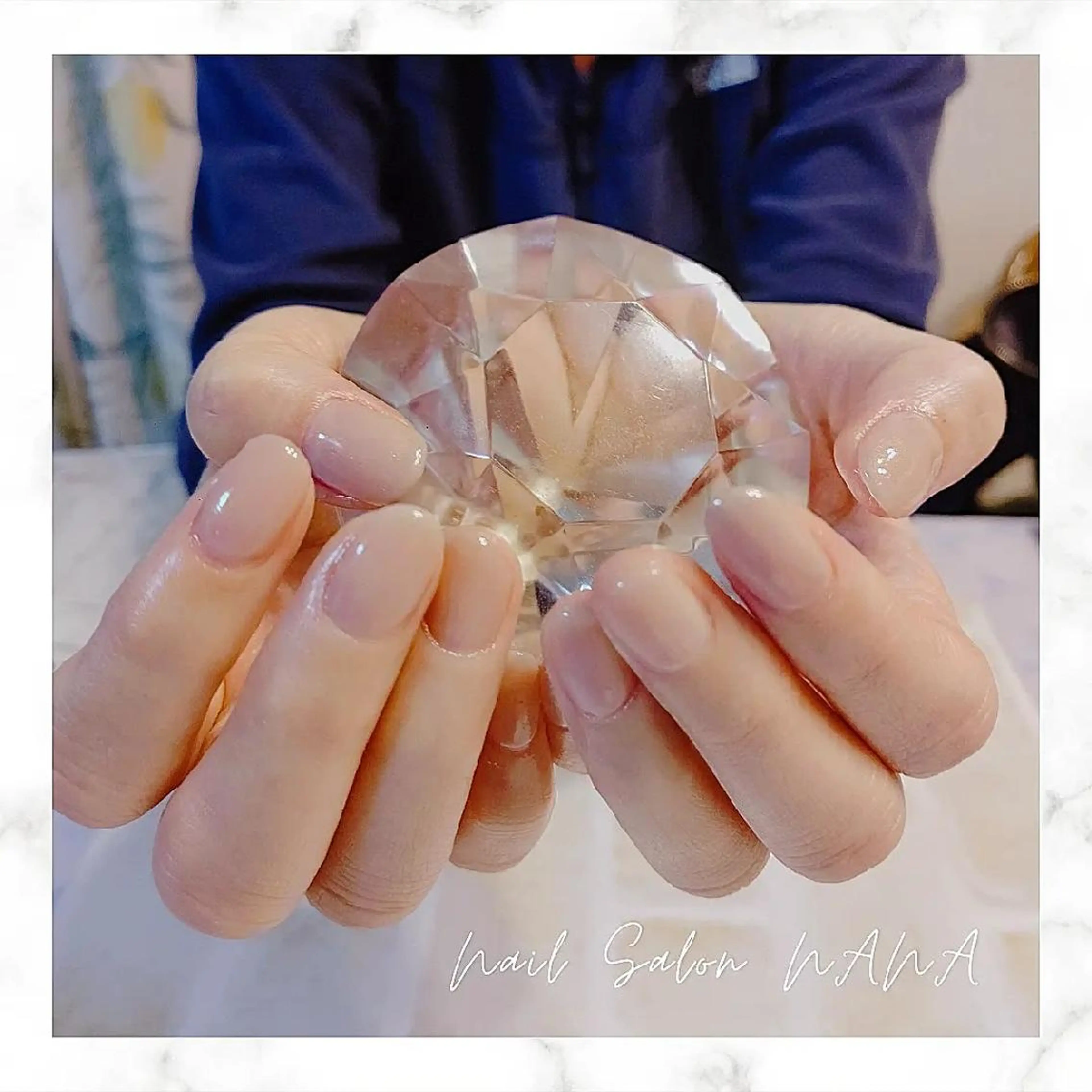 ワンカラーネイル💅【ウォーターケア／オフ込】の写真