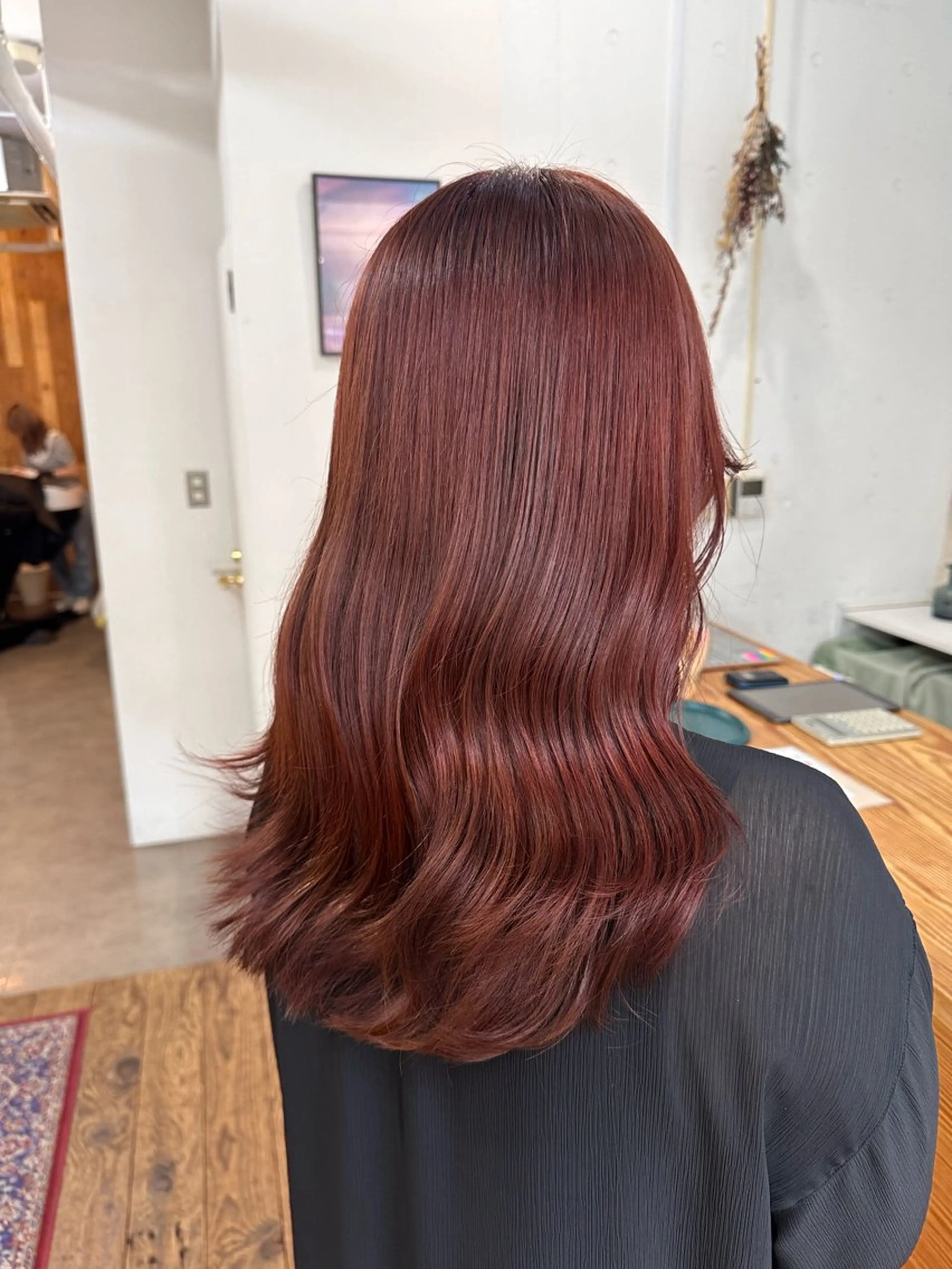 ミディアム カラー 🪭risa 暖色/レイヤー🪭のヘアスタイル