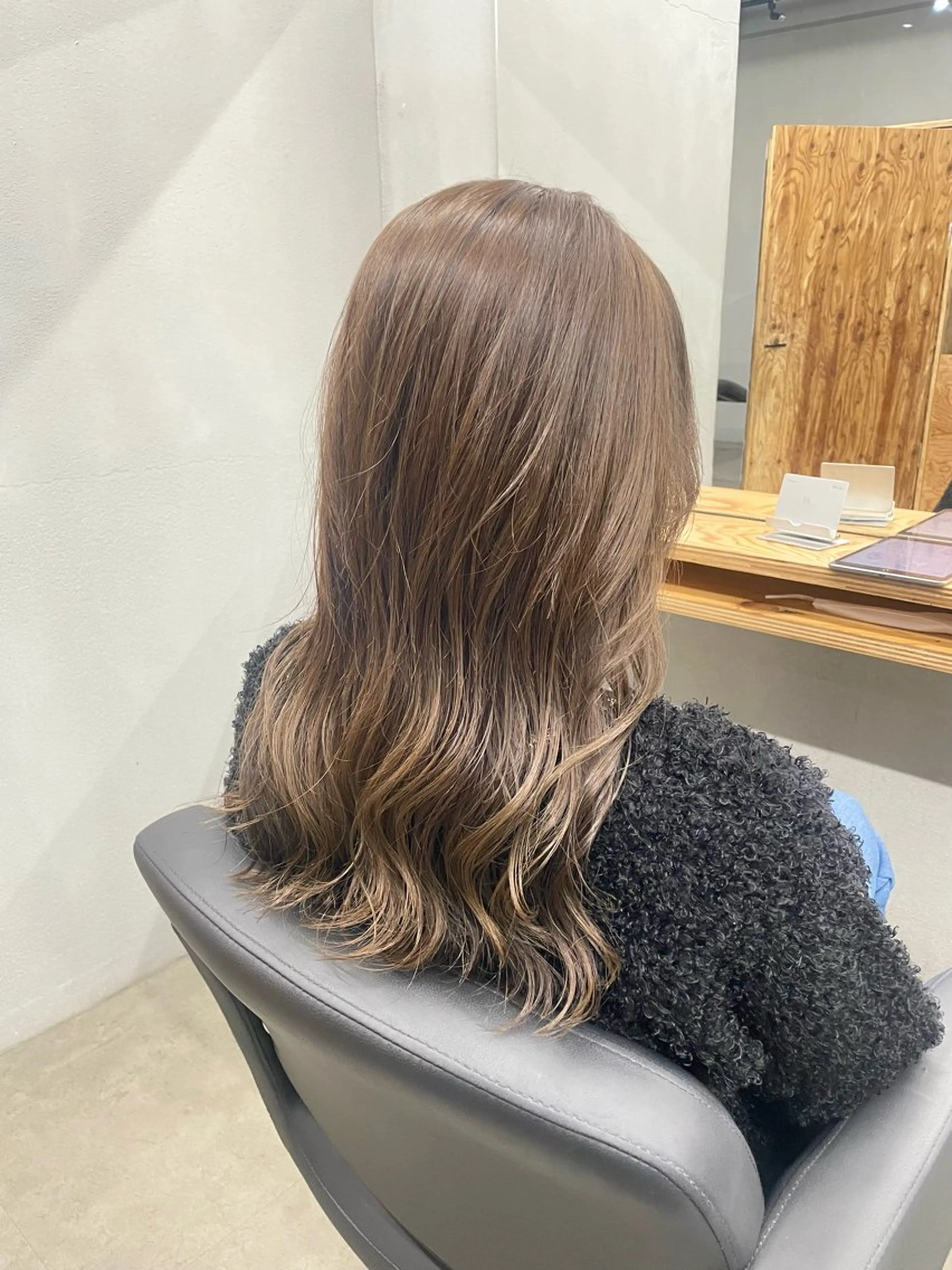 セミロング カット ヘアカラー トリートメント ひより /novusのヘアスタイル