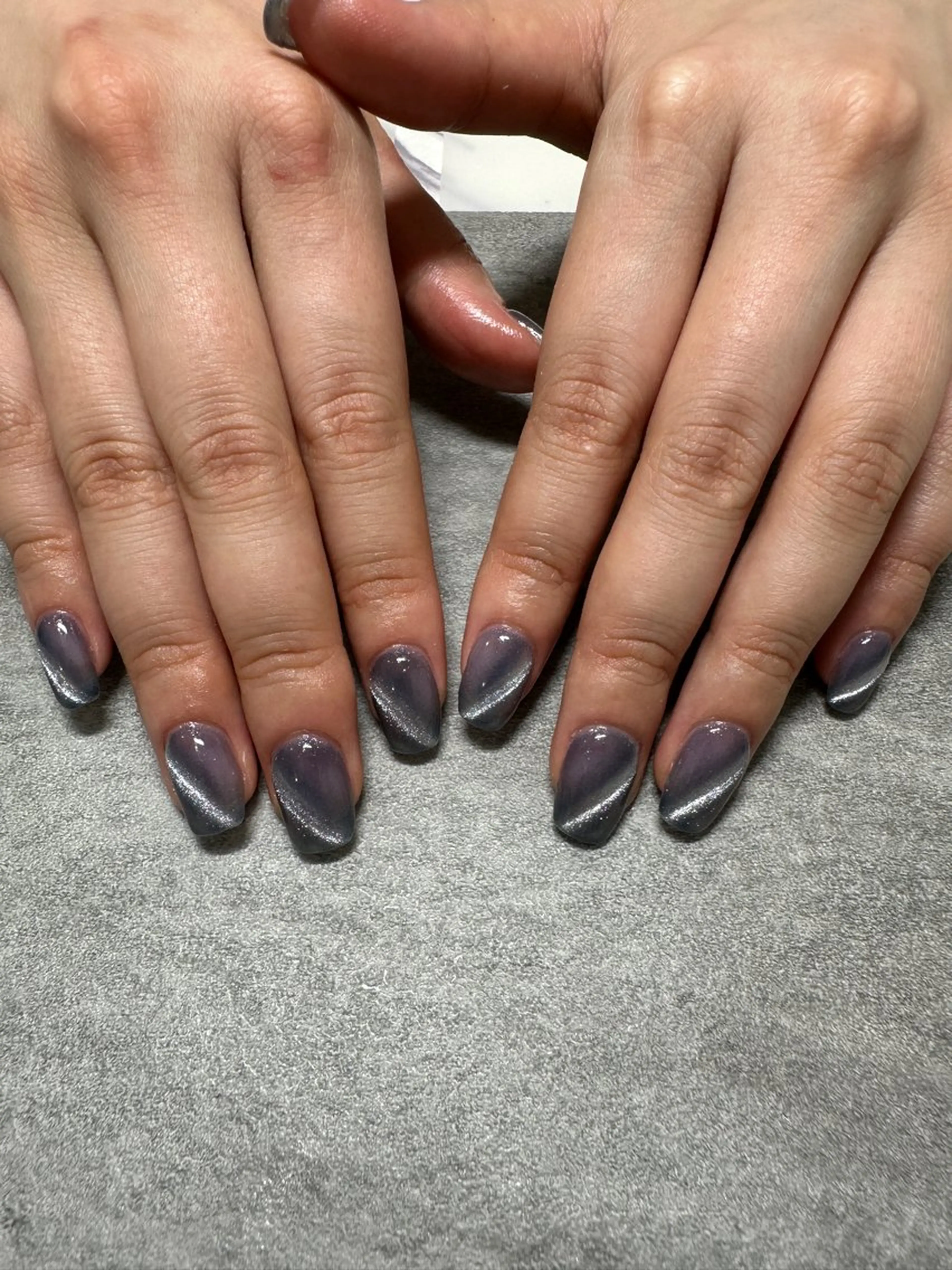 ネイル ブルー ルミエナ銀座 MUKAEDAのネイルデザイン