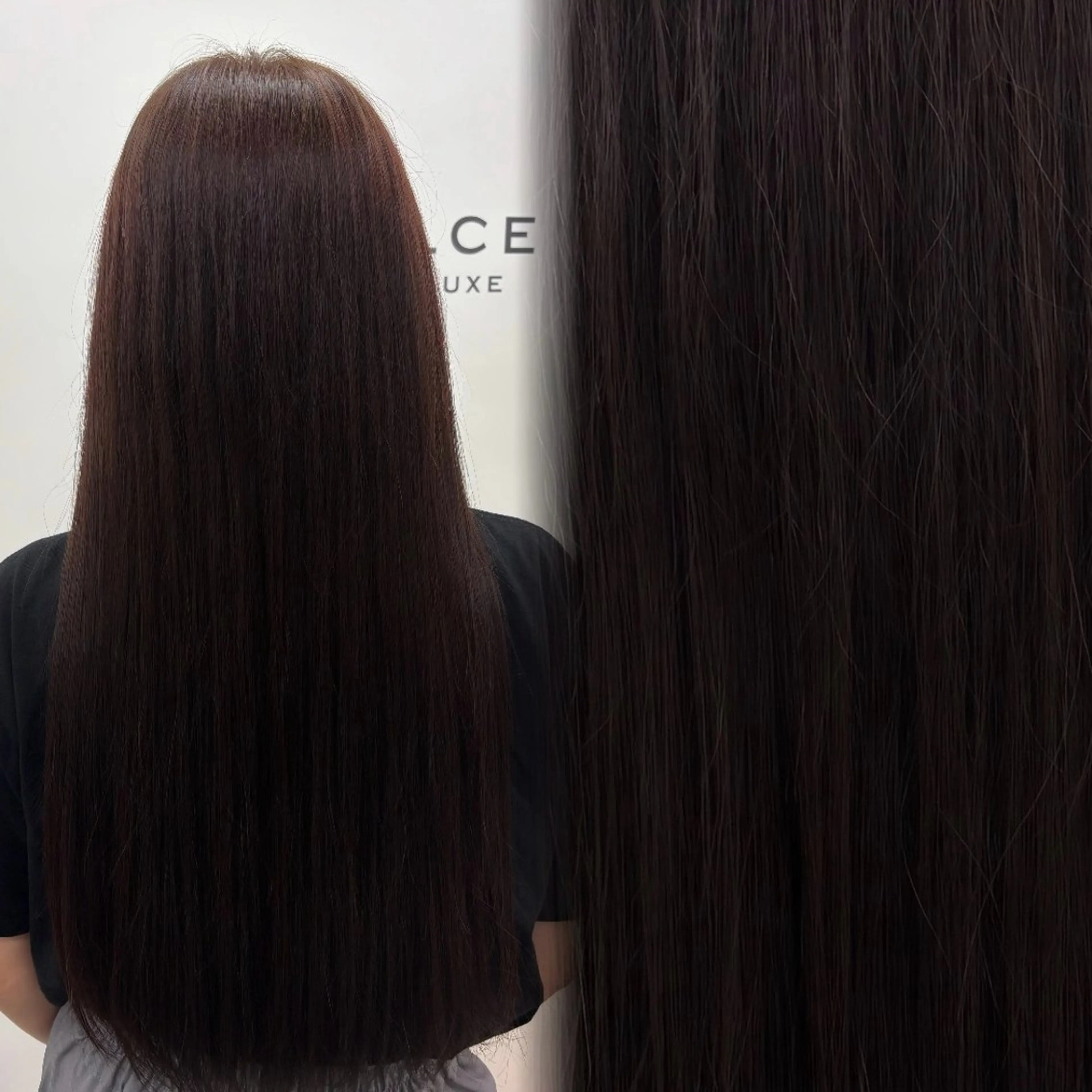 ロング カラー ブラウンカラー 透明感カラー レッドカラー ヘアカラー 艶髪/韓国ヘア/ 透明感カラー/ トワのヘアスタイル