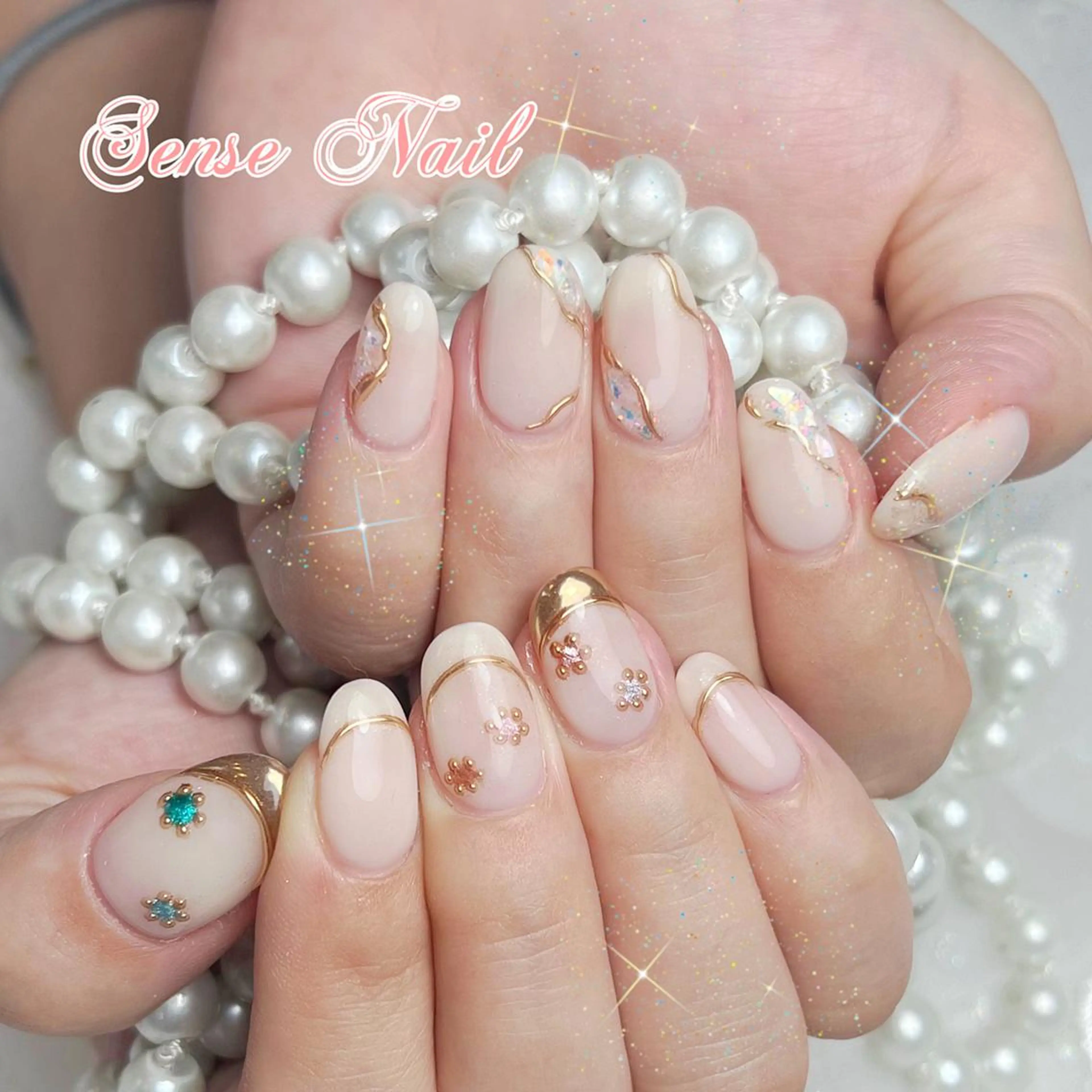 ネイル ヘアアレンジ メンズ キッズ マツエク・マツパ アイブロウ 🎀Sense Nail渋谷店🎀のネイルデザイン