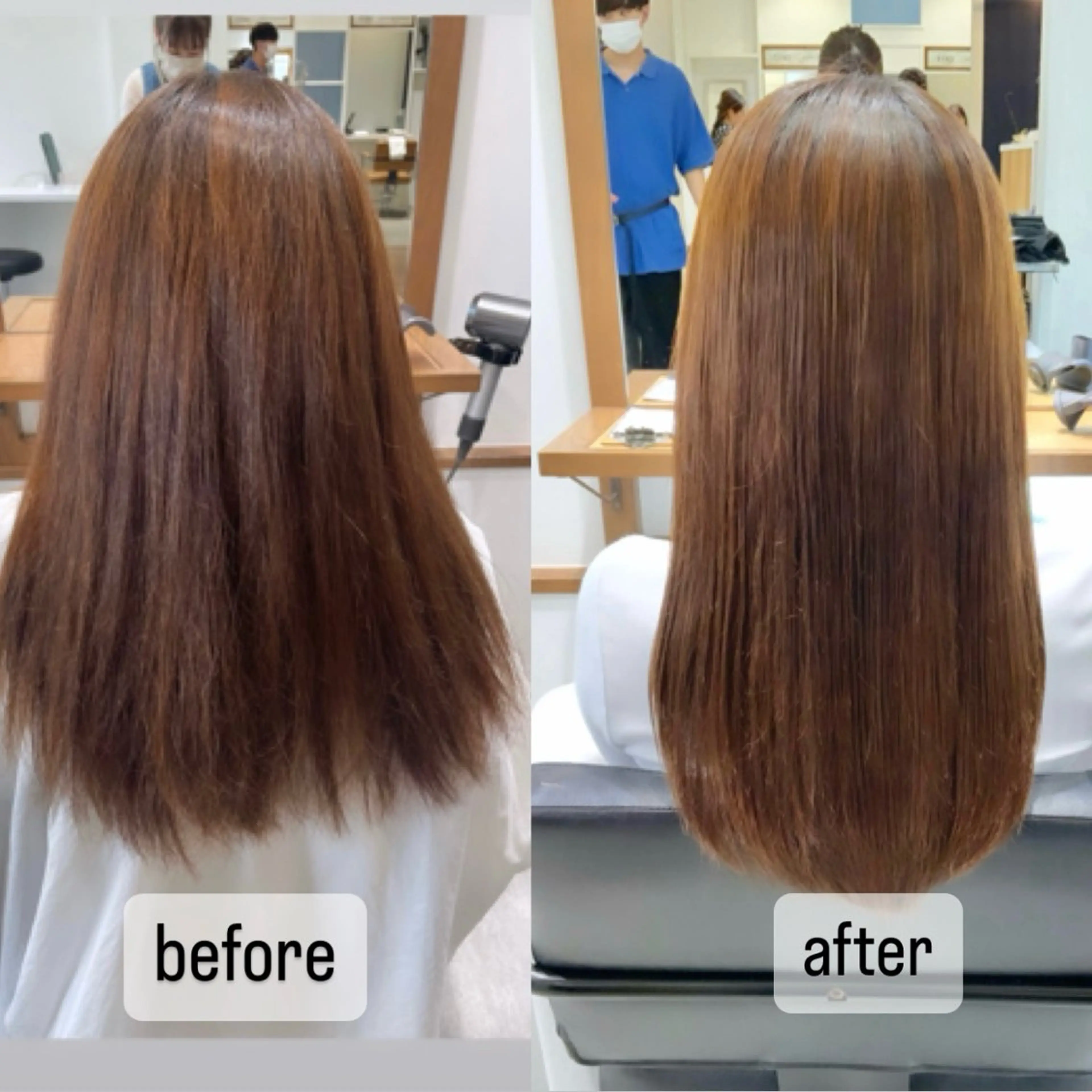 ロング カラー パーマ ストレートパーマ 縮毛矯正 トリートメント 髪質改善ストレート✨ パーマヘア✨YUKIのヘアスタイル