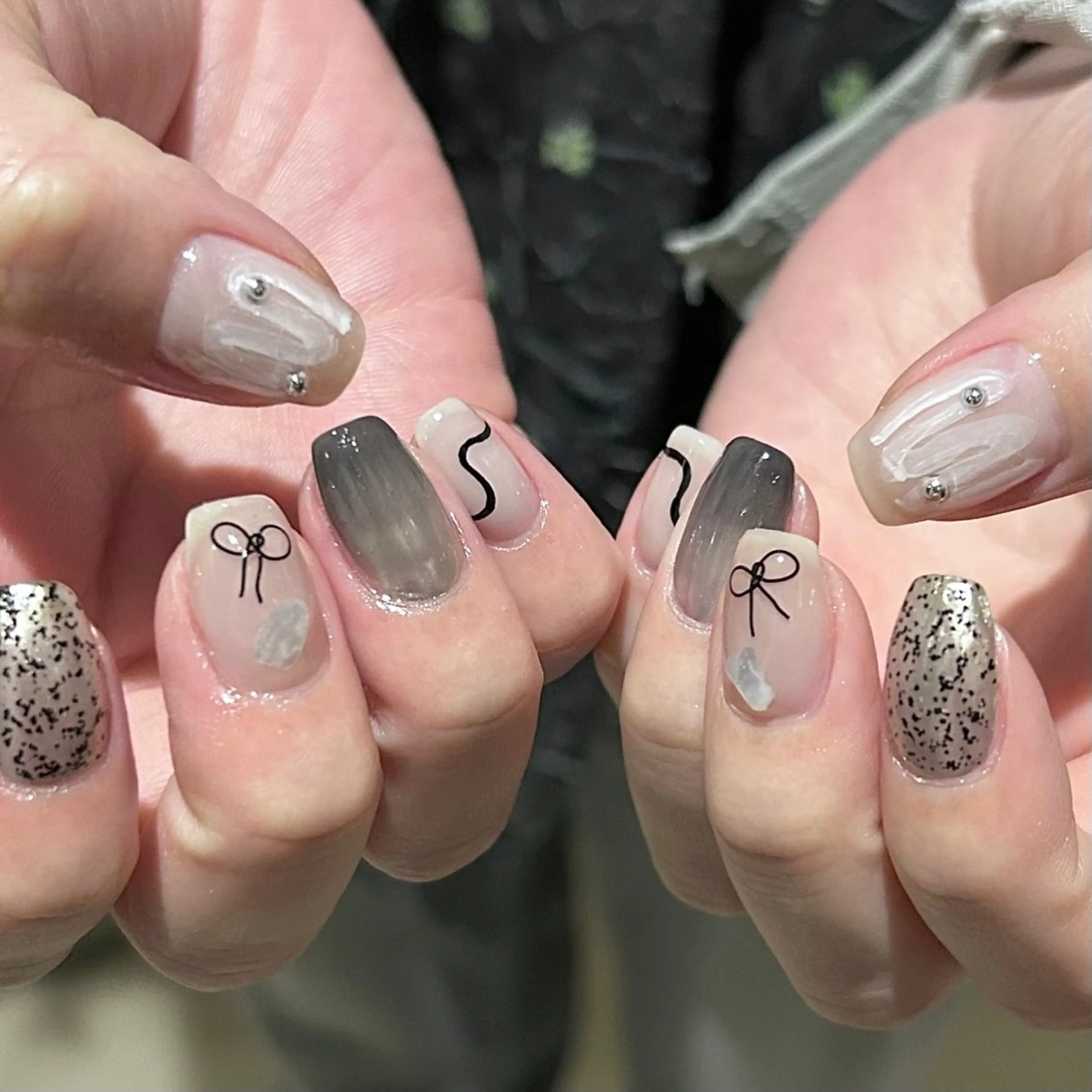 ネイル パラあり！フィルイン 美フォルムのネイルデザイン