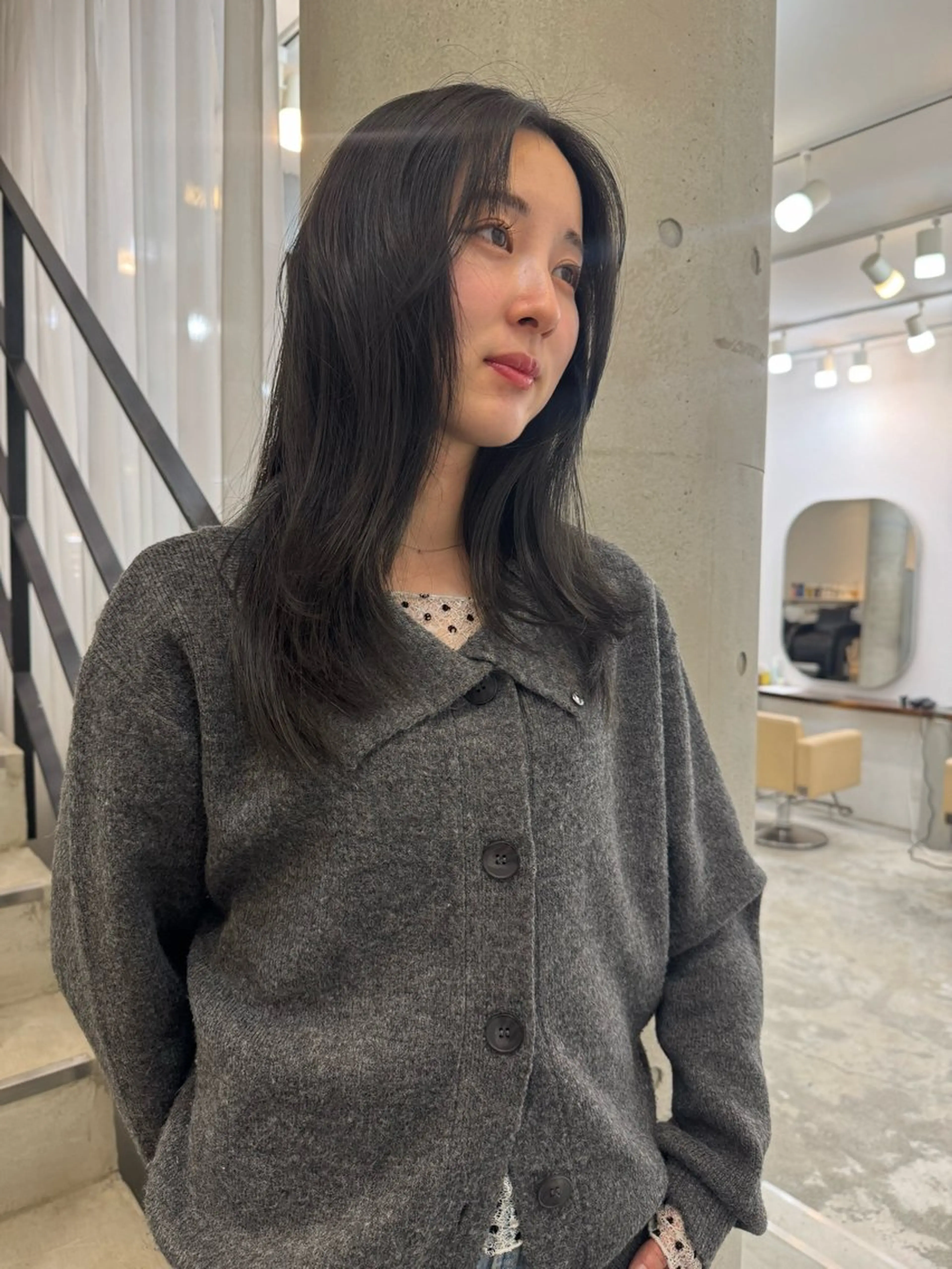 セミロング ヘアカラー ｔa k k e ｙｕのヘアスタイル