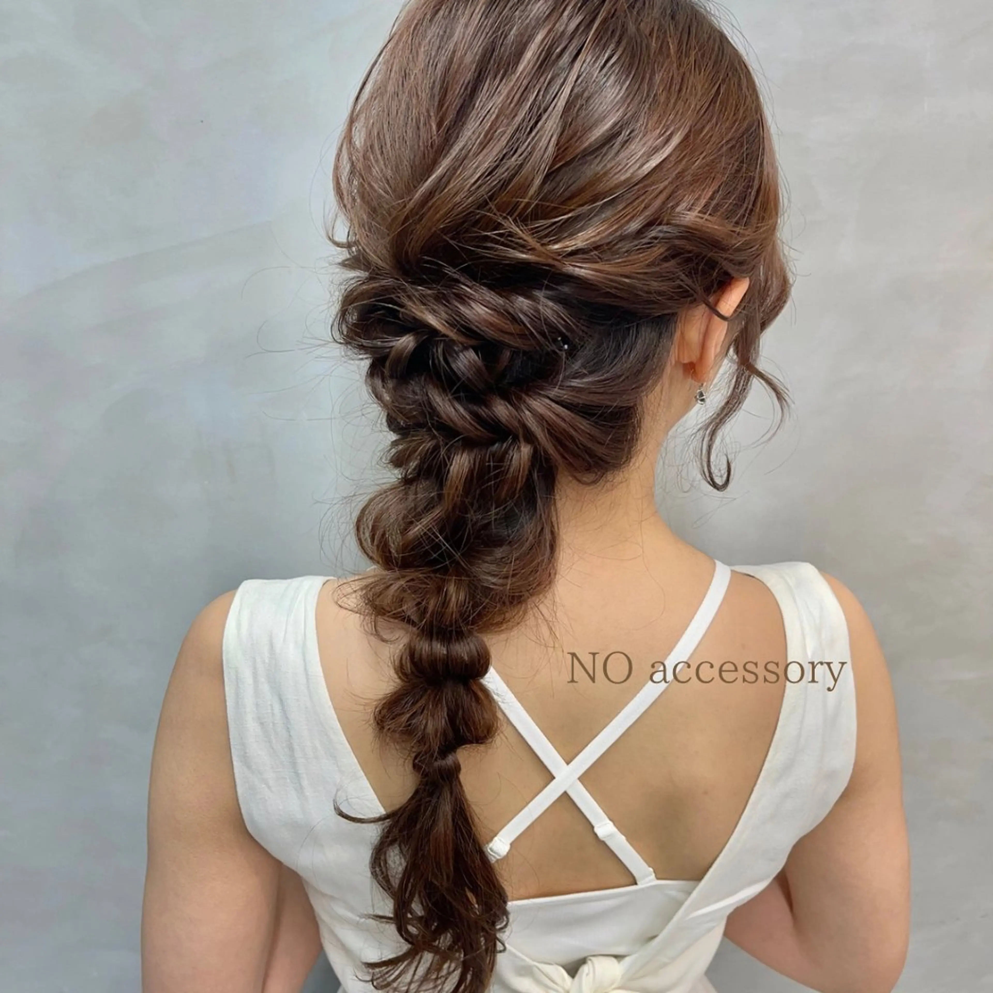 ロング ヘアアレンジ 結婚式・ブライダル デート 卒業式のヘアスタイル ヘアセット charm《銀座》 ヘアセット/縮毛矯正のヘアスタイル