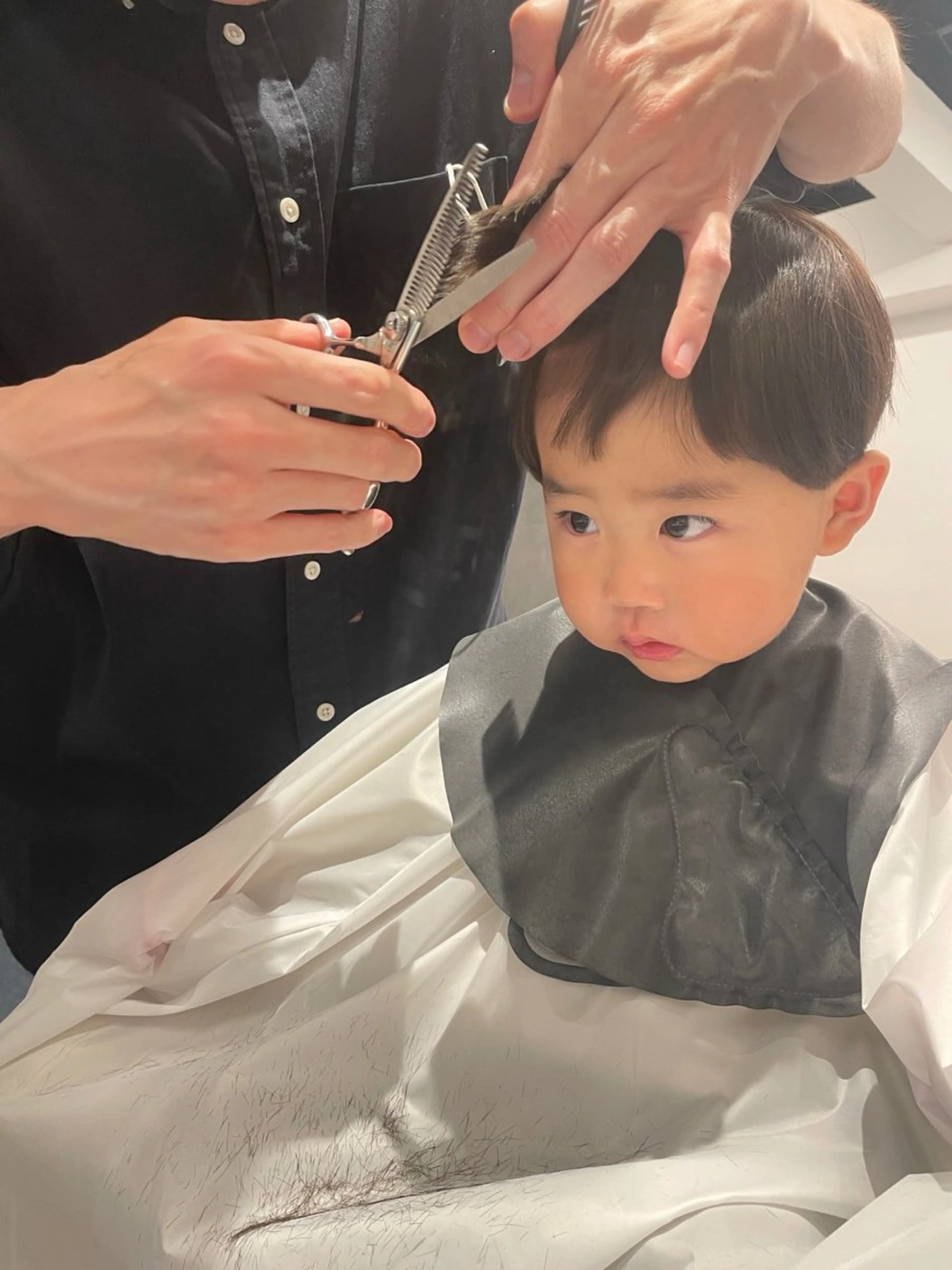 🍀お子様と一緒にカット♪親子限定メニュー★の写真