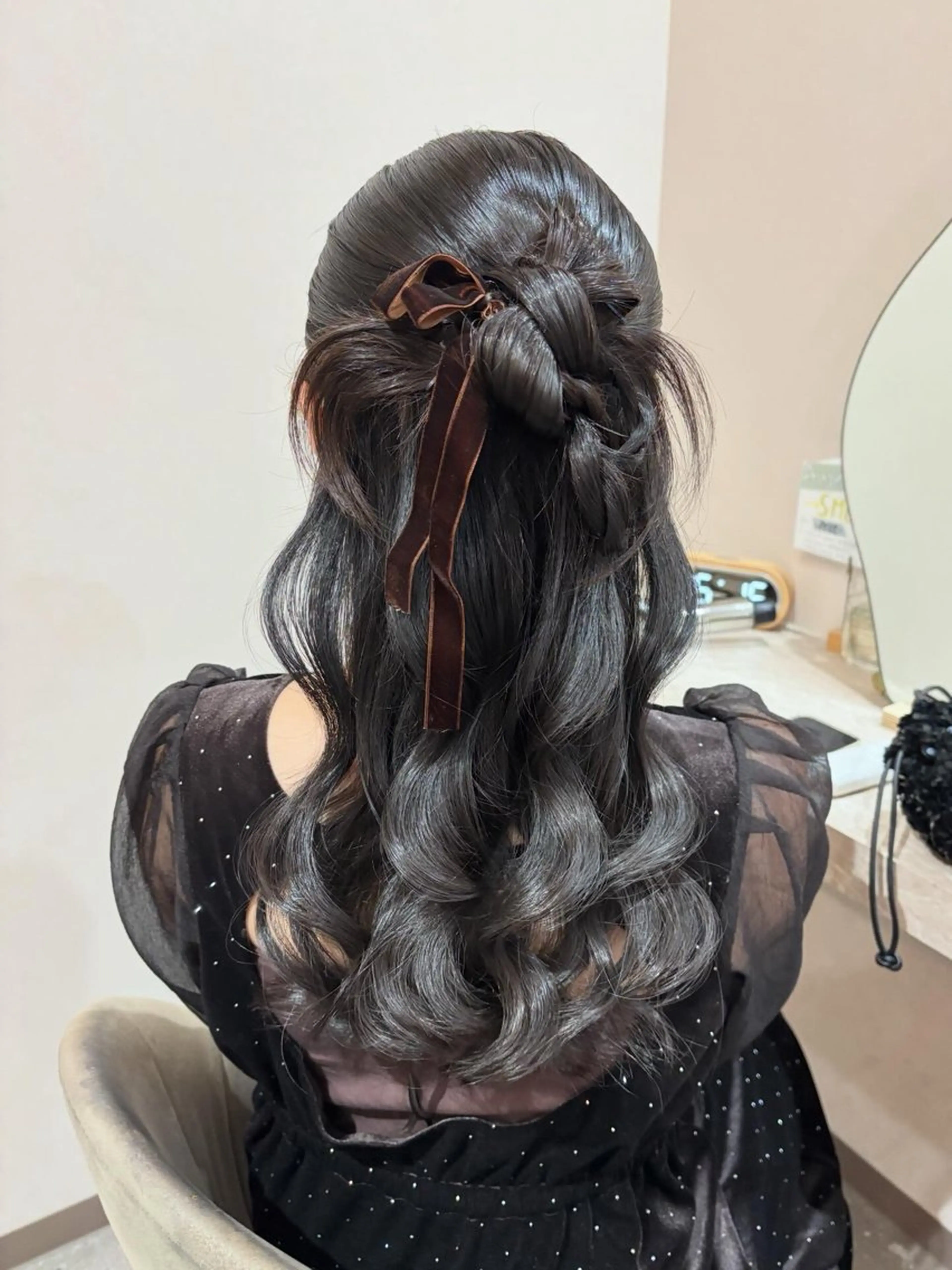 ヘアアレンジ ヘアセット Mila hinaのヘアスタイル
