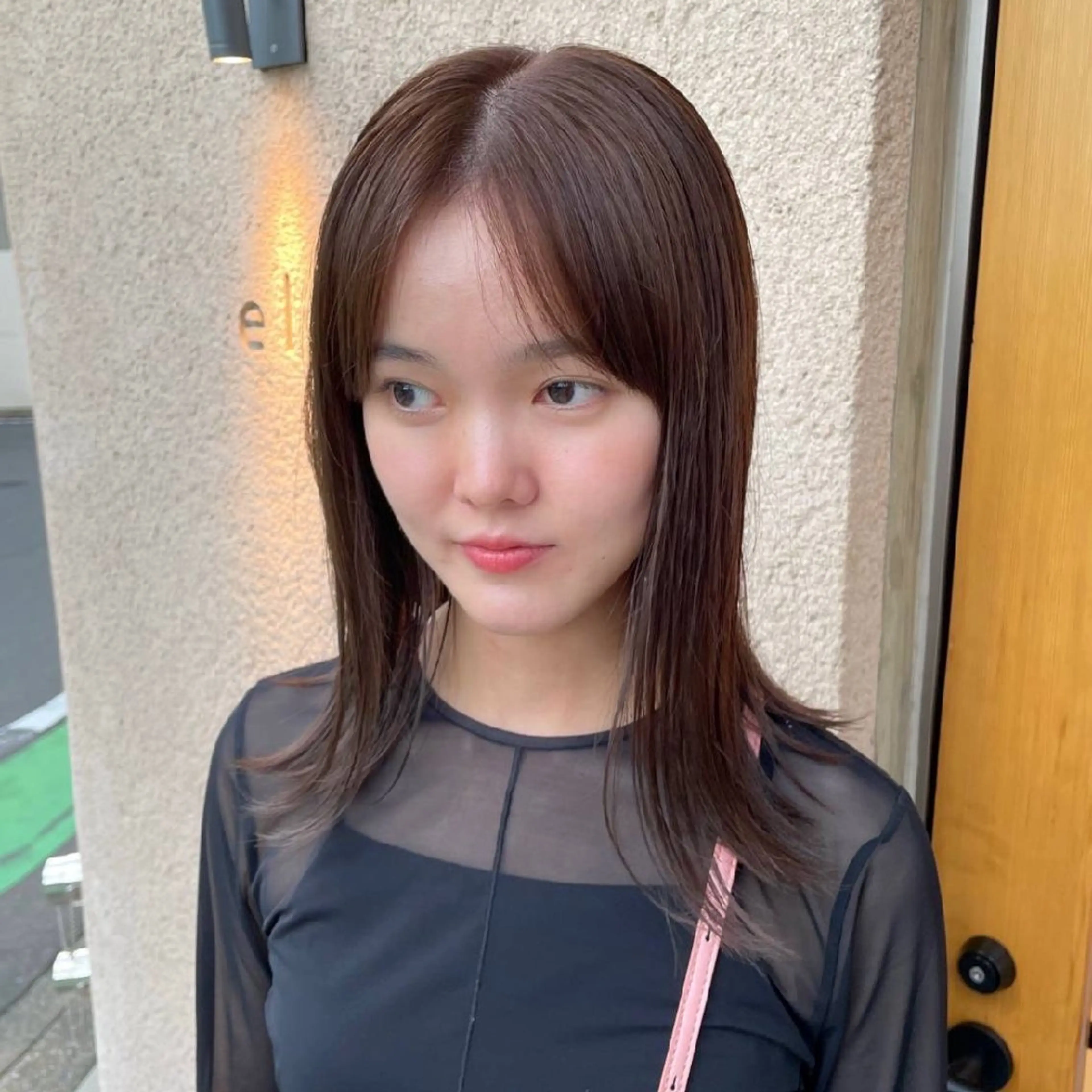 セミロング カラー ヘアカラー トリートメント 川原田麻衣【薬院/平 尾/高宮】透明感🫧のヘアスタイル