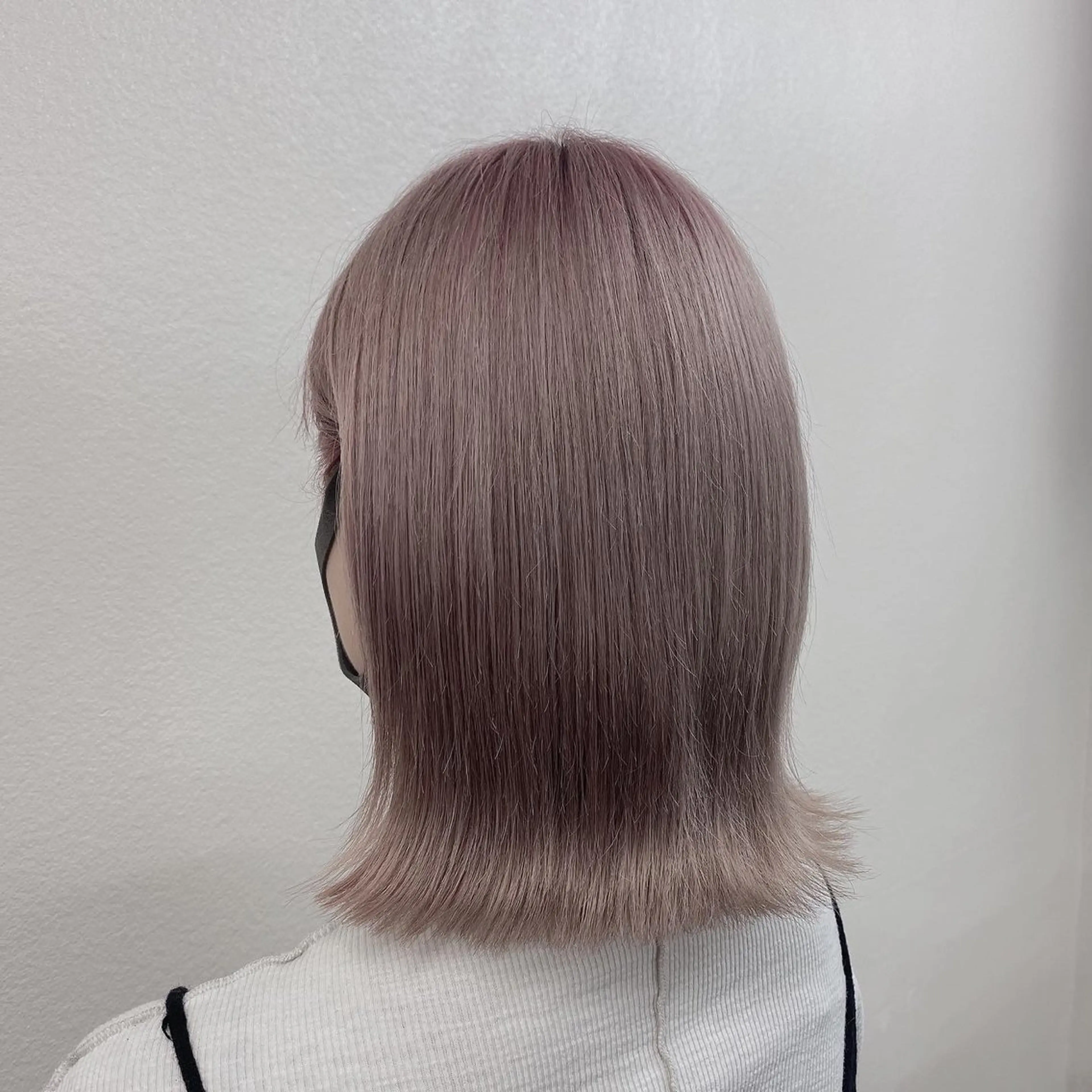 ミディアム カラー ヘアカラー トリートメント ヘッドスパ ヘアセット 𓏸レイヤー髪質改善 透けカラーカノン🫧のヘアスタイル