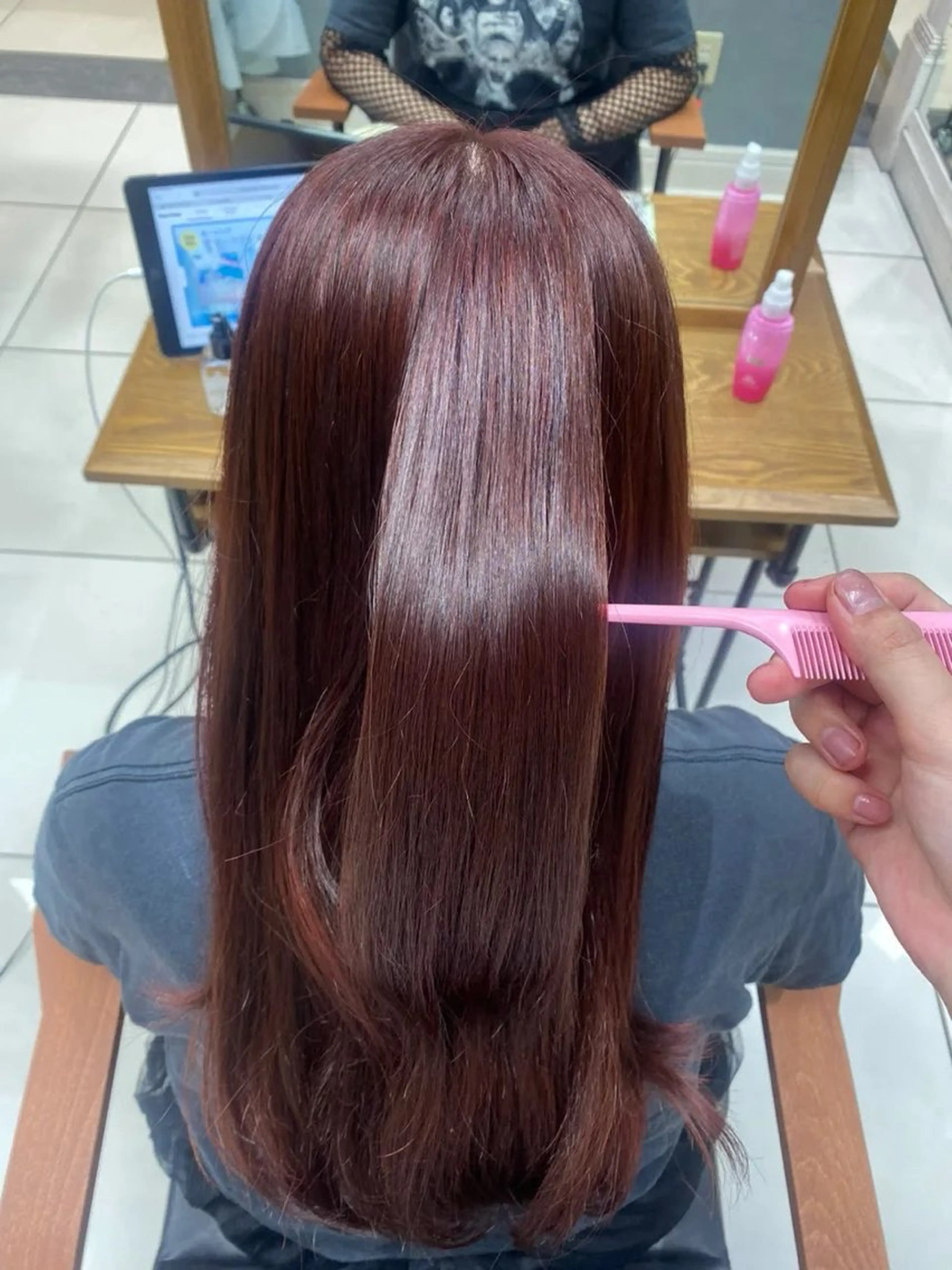 ロング カラー ブリーチ ブリーチなしカラー トリートメント ヘアカラー 艶髪/透明感カラー 🫧韓国ヘアのヘアスタイル